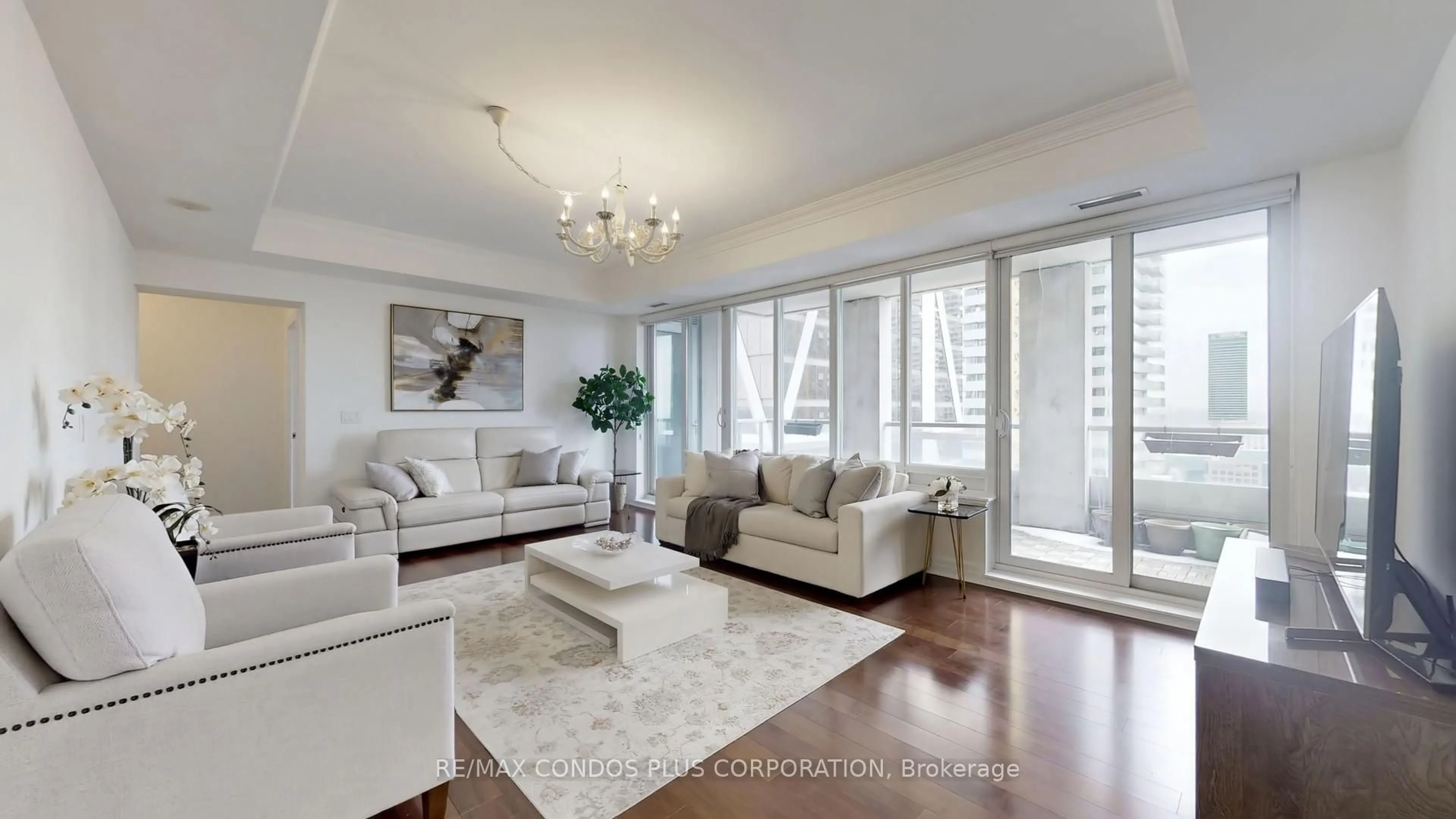 Living room with furniture, unknown for 35 Balmuto St #3302, Toronto Ontario M4Y 0A3