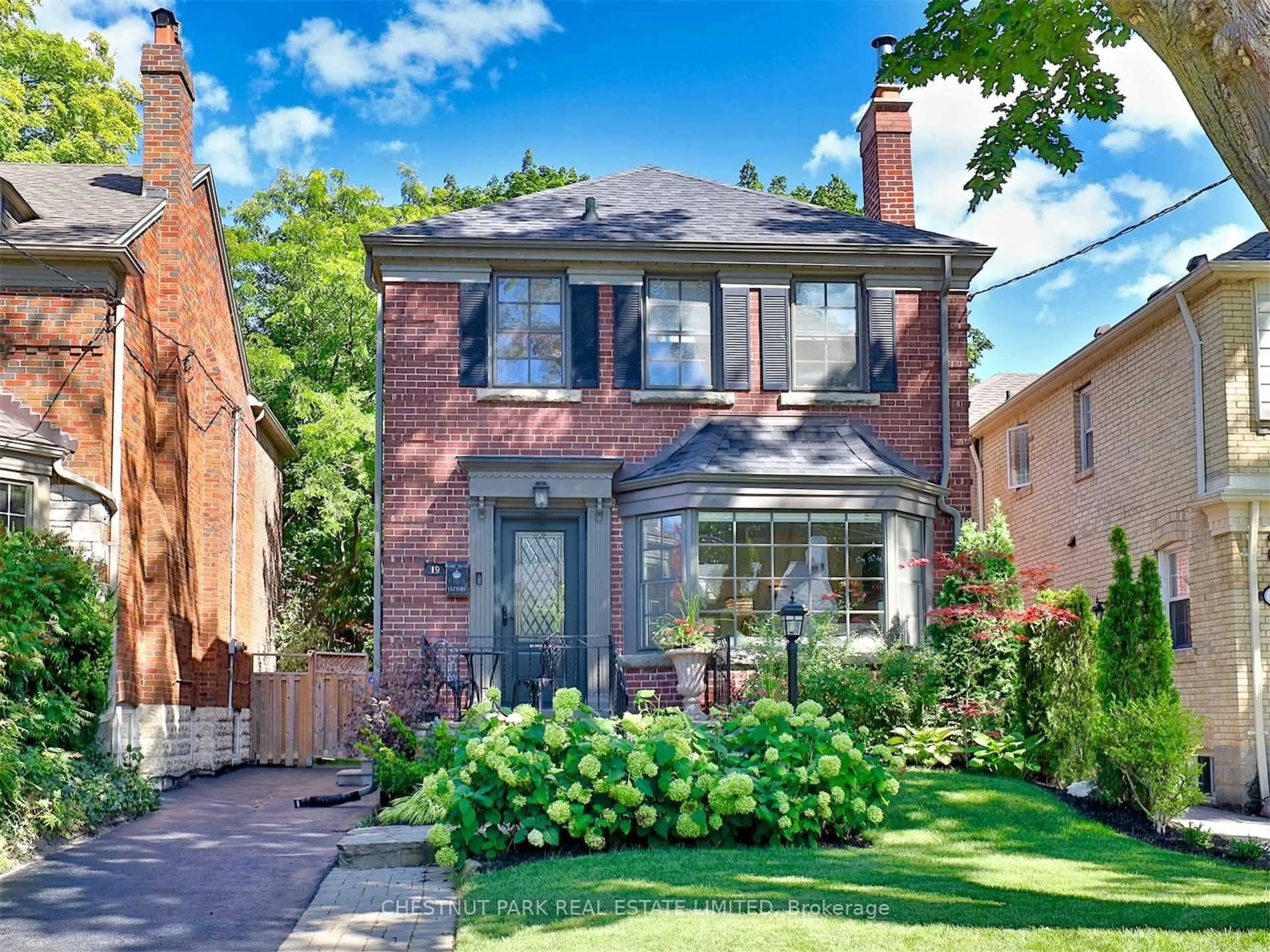 Home with brick exterior material, street for 19 Heather Rd, Toronto Ontario M4G 3G2