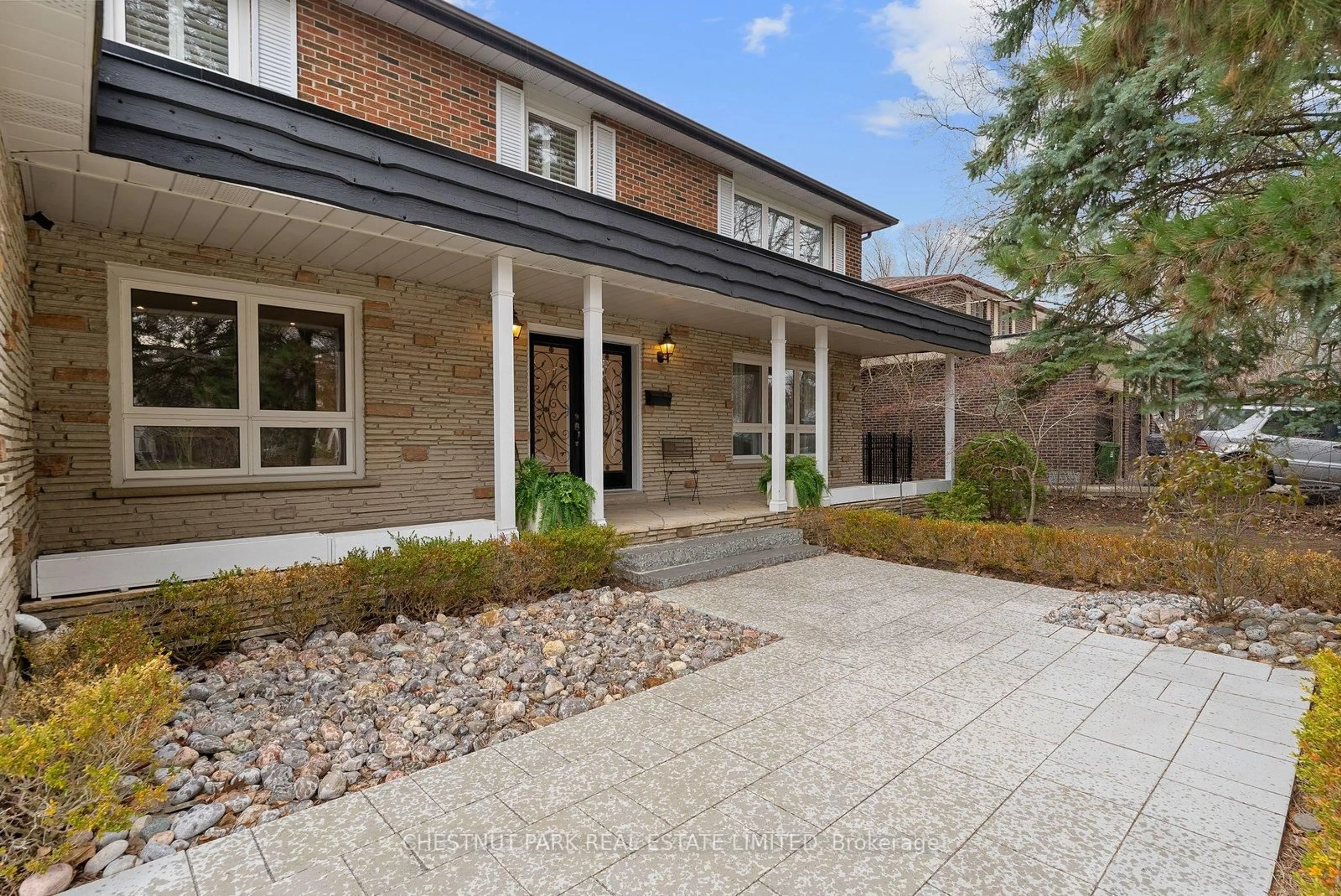Home with brick exterior material, street for 16 Sagewood Dr, Toronto Ontario M3B 3G5