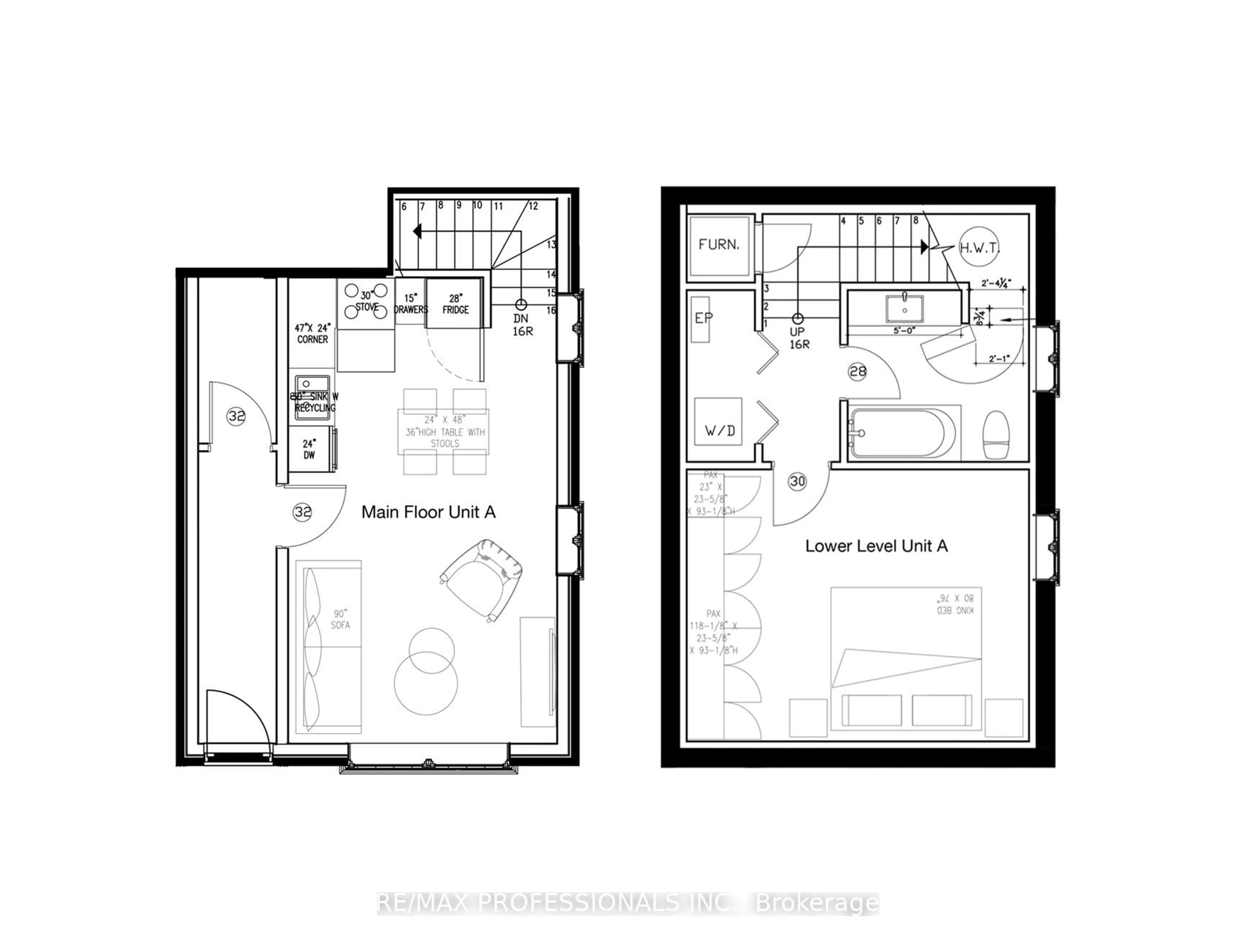 Floor plan for 41 Rolyat St, Toronto Ontario M6J 1S5