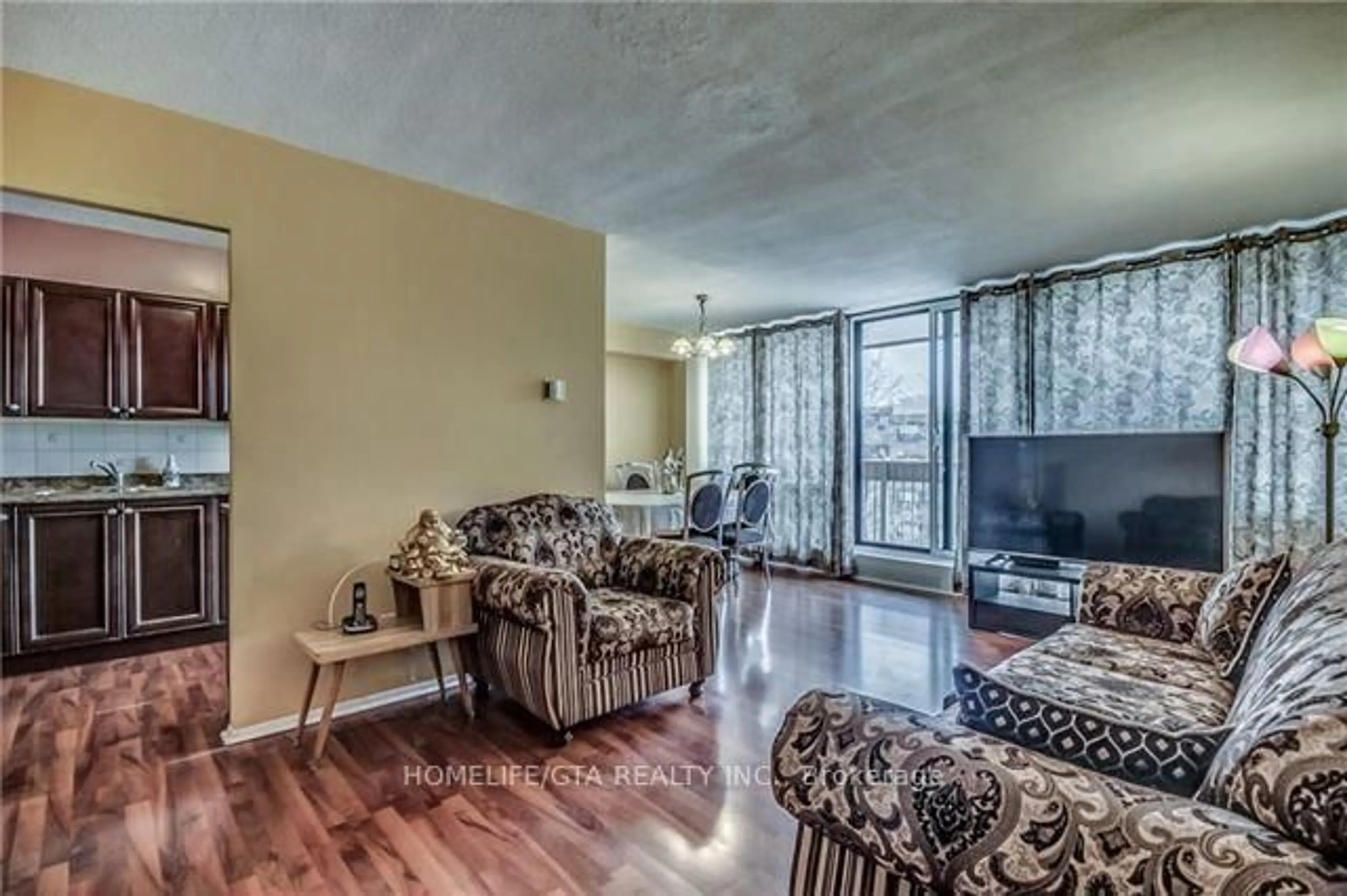 Living room with furniture, unknown for 20 Sunrise Ave #308, Toronto Ontario M4A 2R2