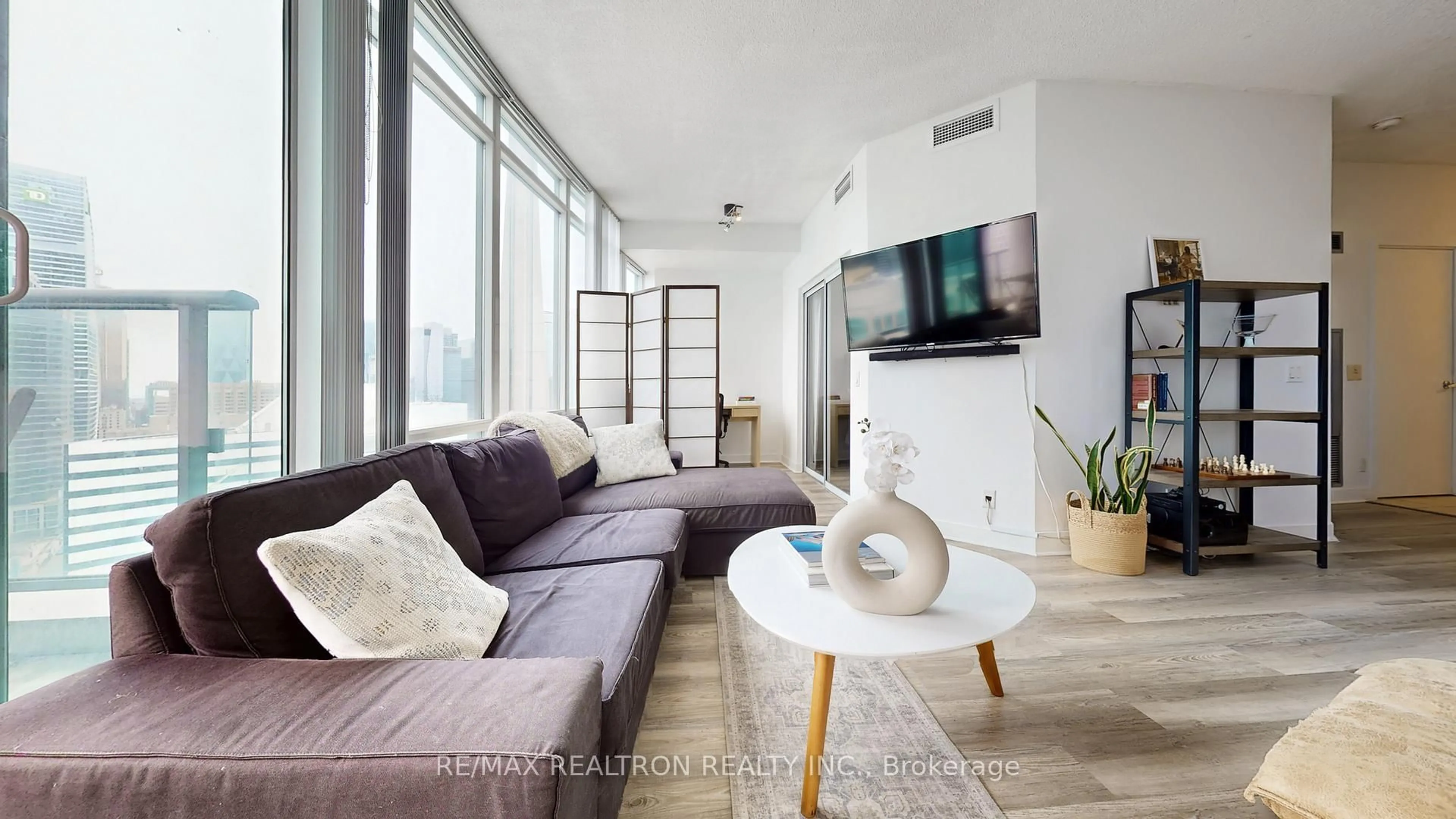 Living room with furniture, unknown for 361 Front St #3301, Toronto Ontario M5V 3R5