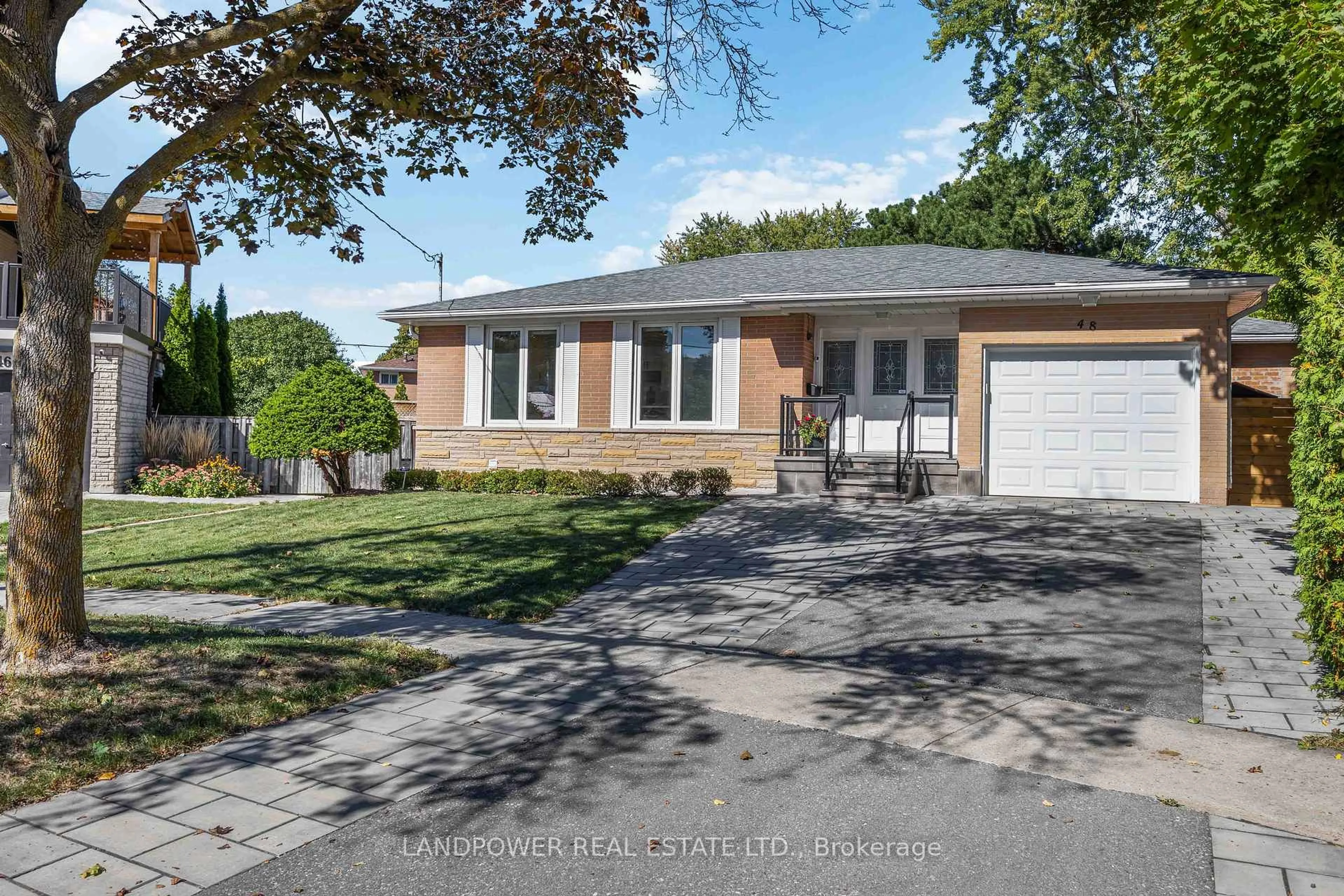 Home with brick exterior material, street for 48 Marowyne Dr, Toronto Ontario M2J 2A5