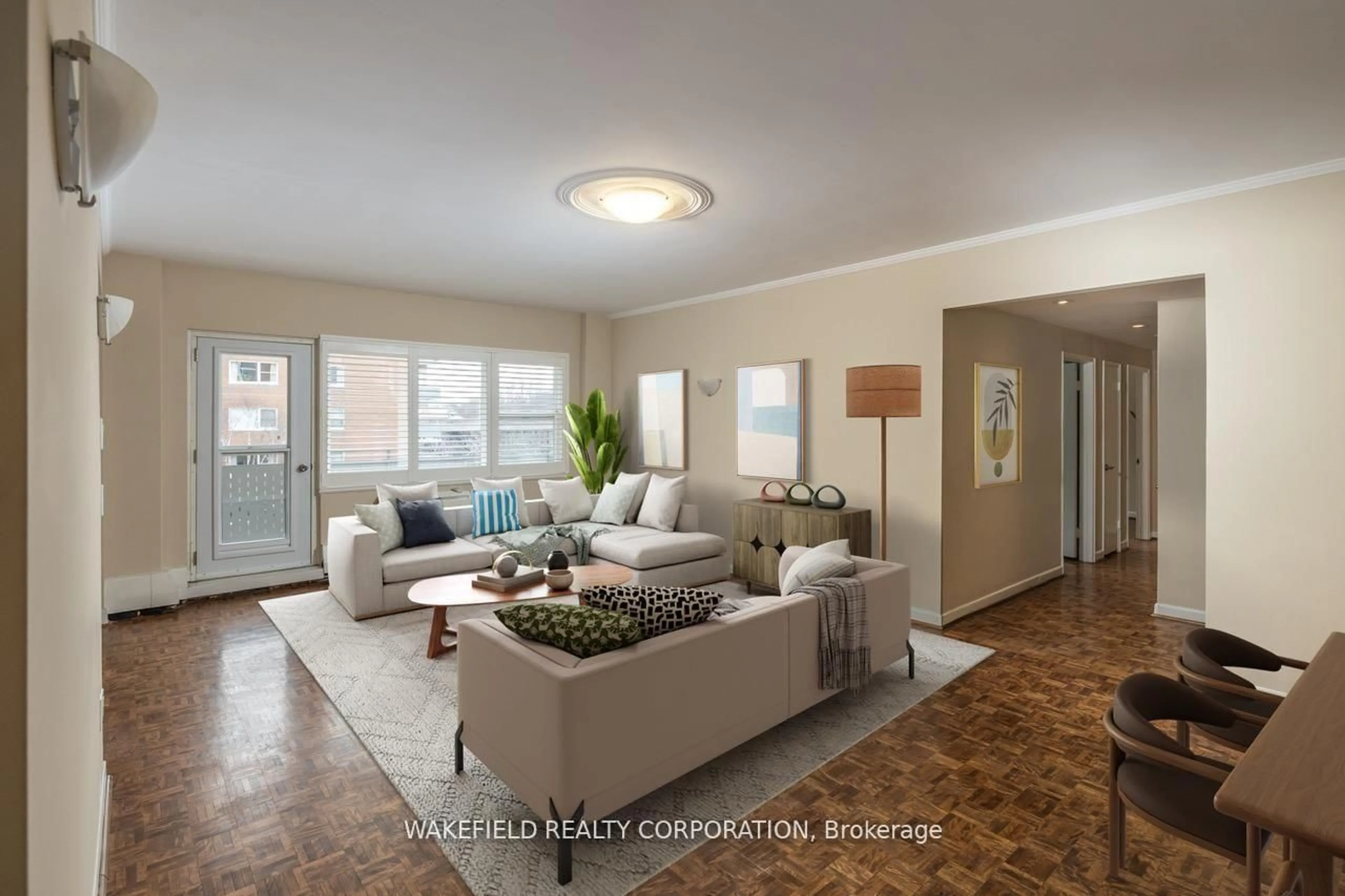 Living room with furniture, unknown for 21 Dale Ave ## 635, Toronto Ontario M4W 1K3