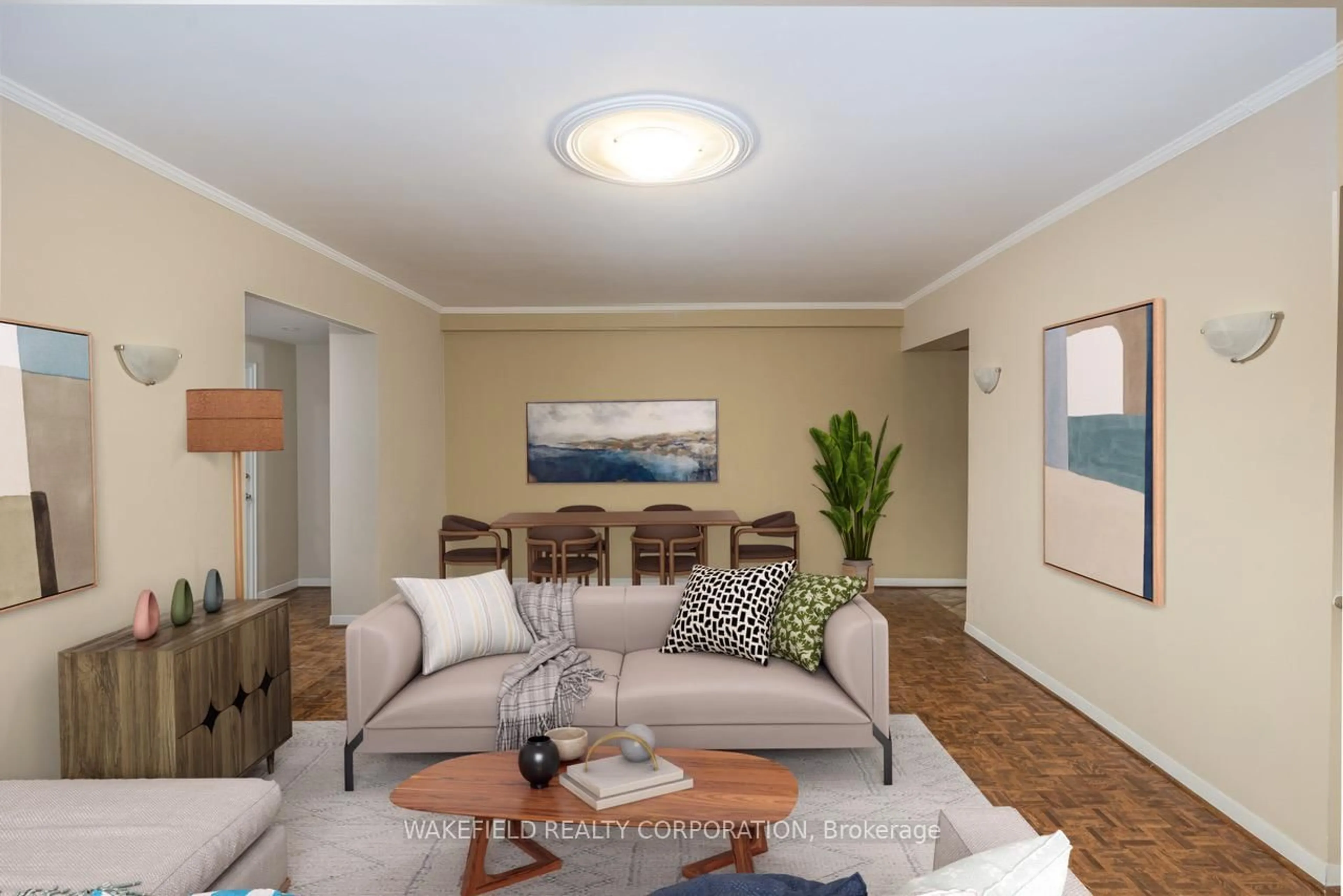 Living room with furniture, unknown for 21 Dale Ave ## 635, Toronto Ontario M4W 1K3