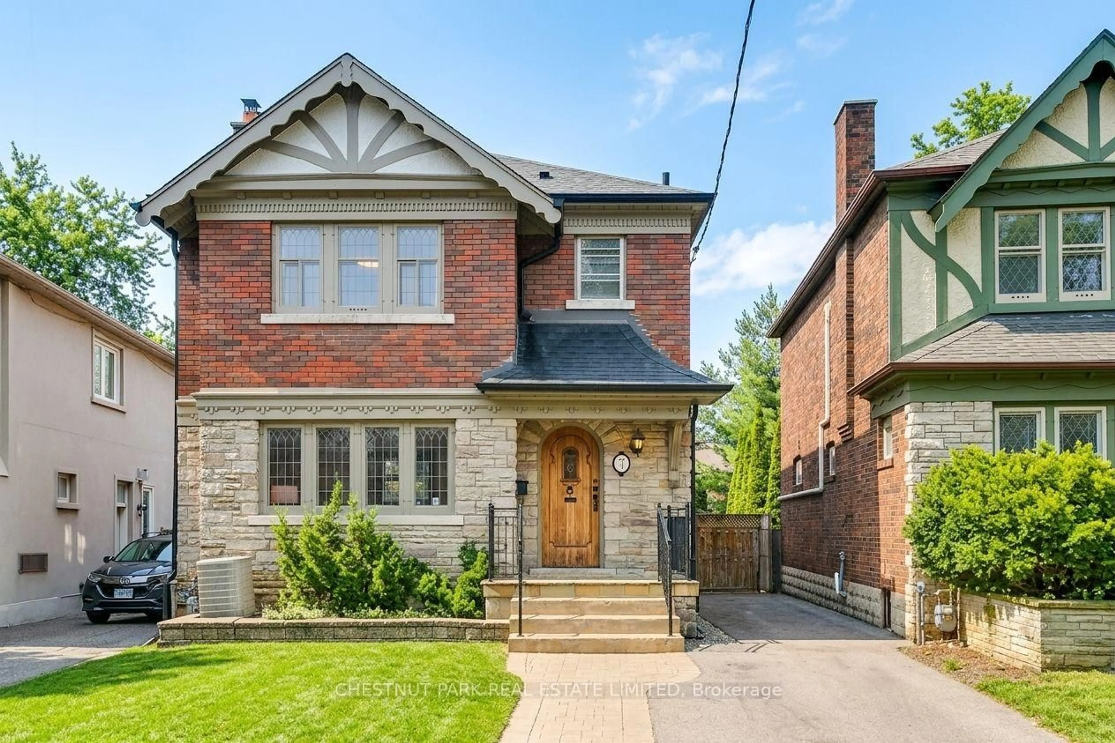 Home with brick exterior material, street for 7 Fleming Cres, Toronto Ontario M4G 2A9