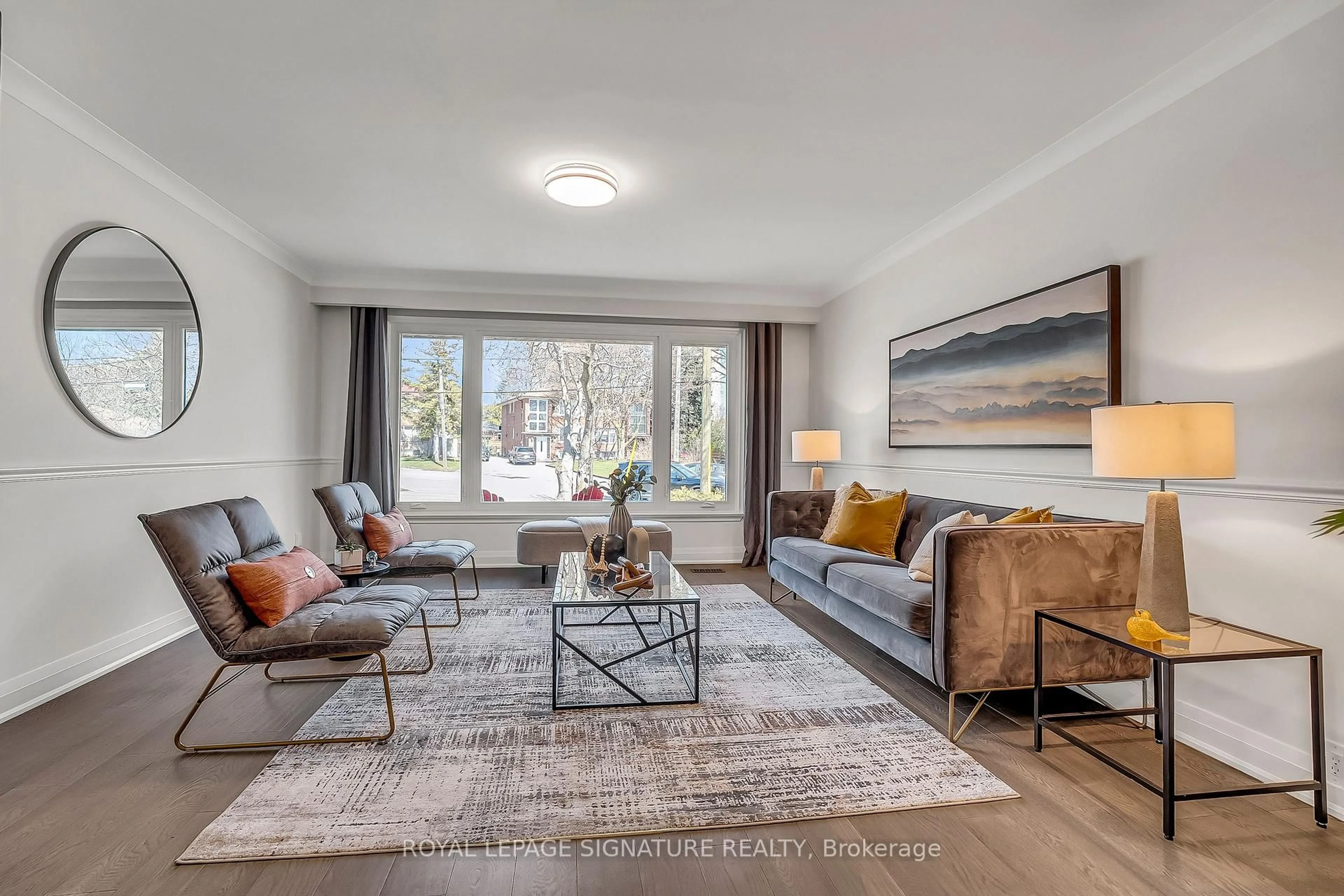 Living room with furniture, unknown for 16 Tuna Crt, Toronto Ontario M3A 3L1