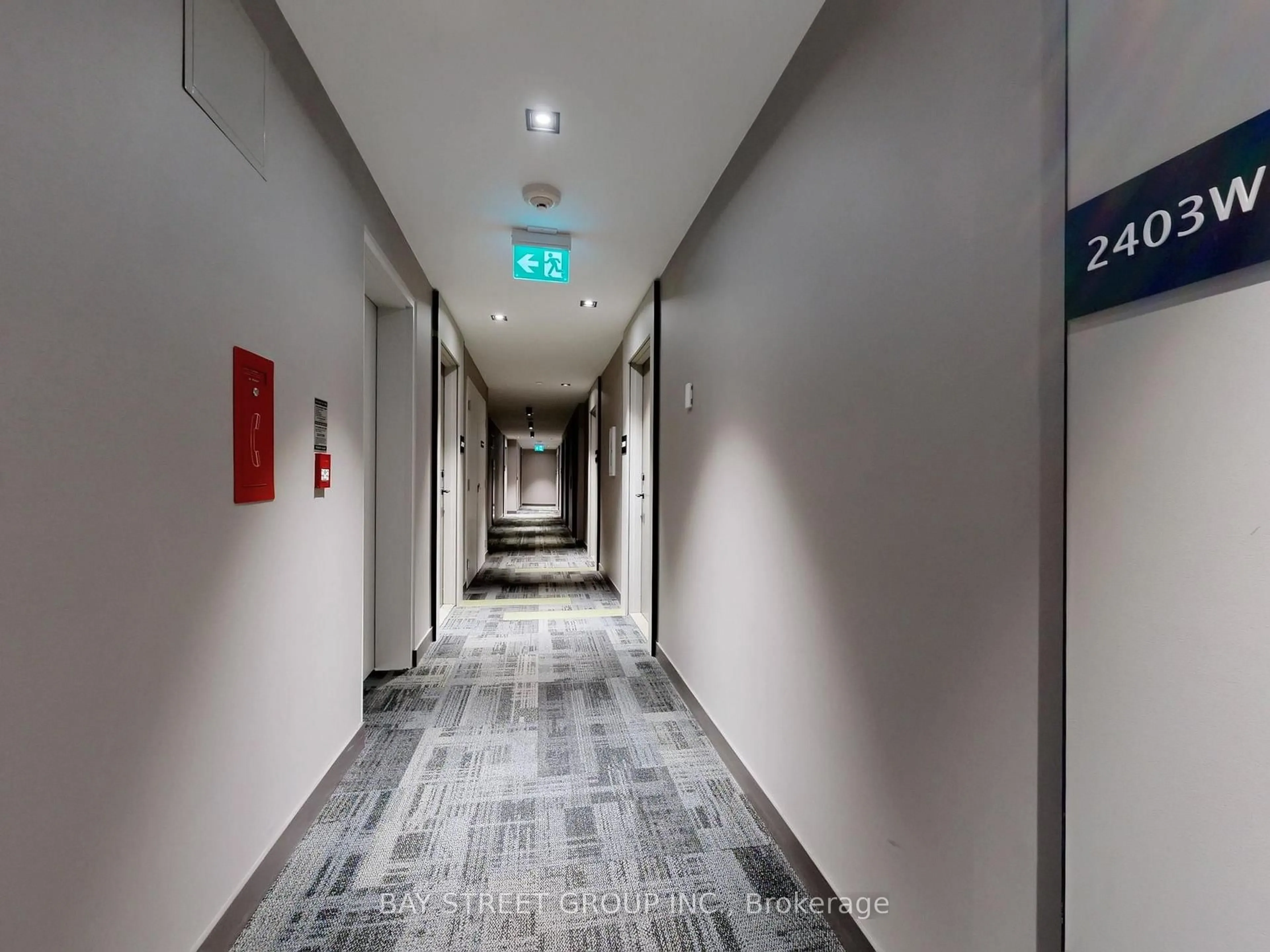 Indoor foyer for 225 Sumach St #2403, Toronto Ontario M5A 0P8