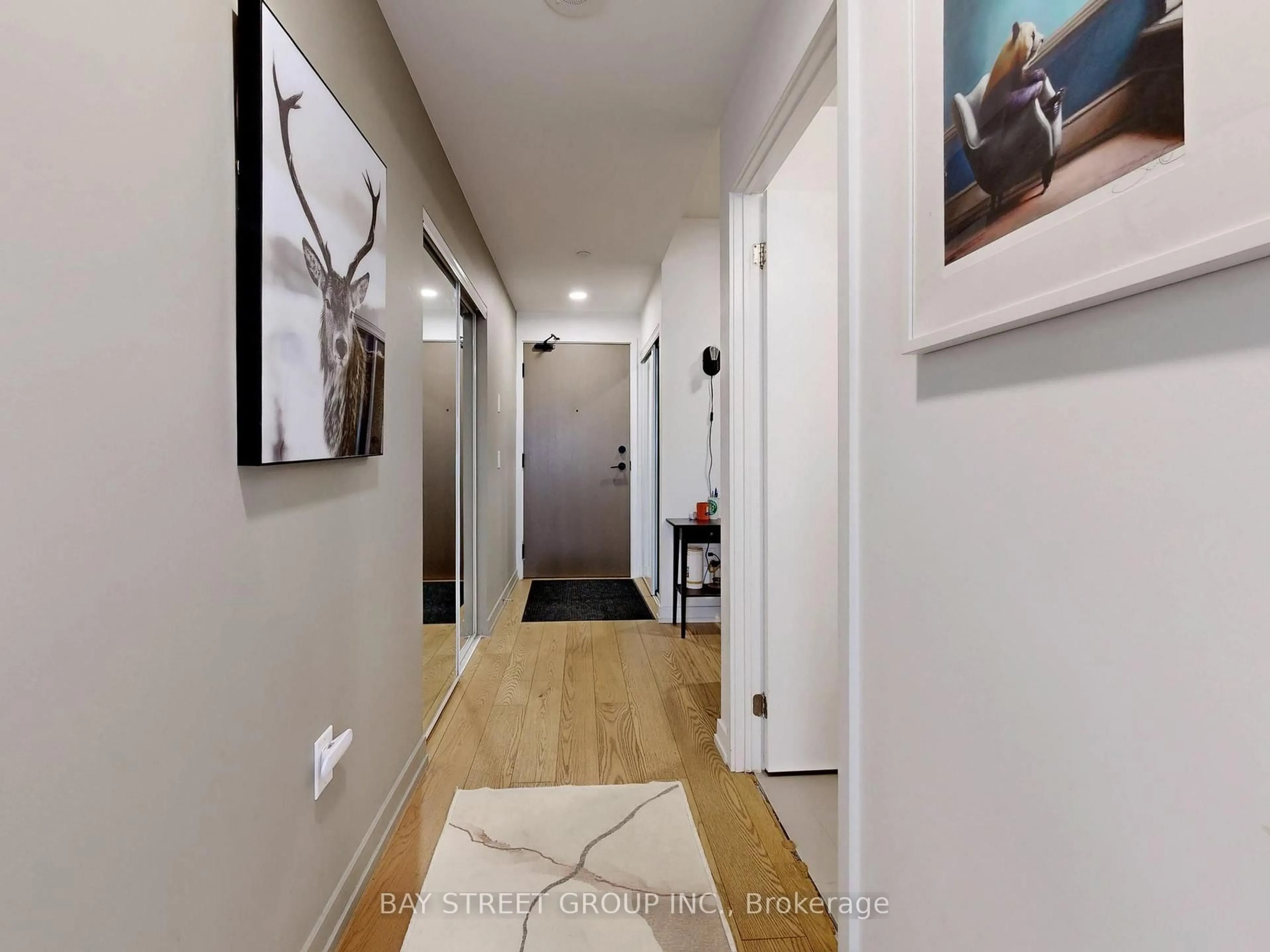 Indoor entryway for 225 Sumach St #2403, Toronto Ontario M5A 0P8