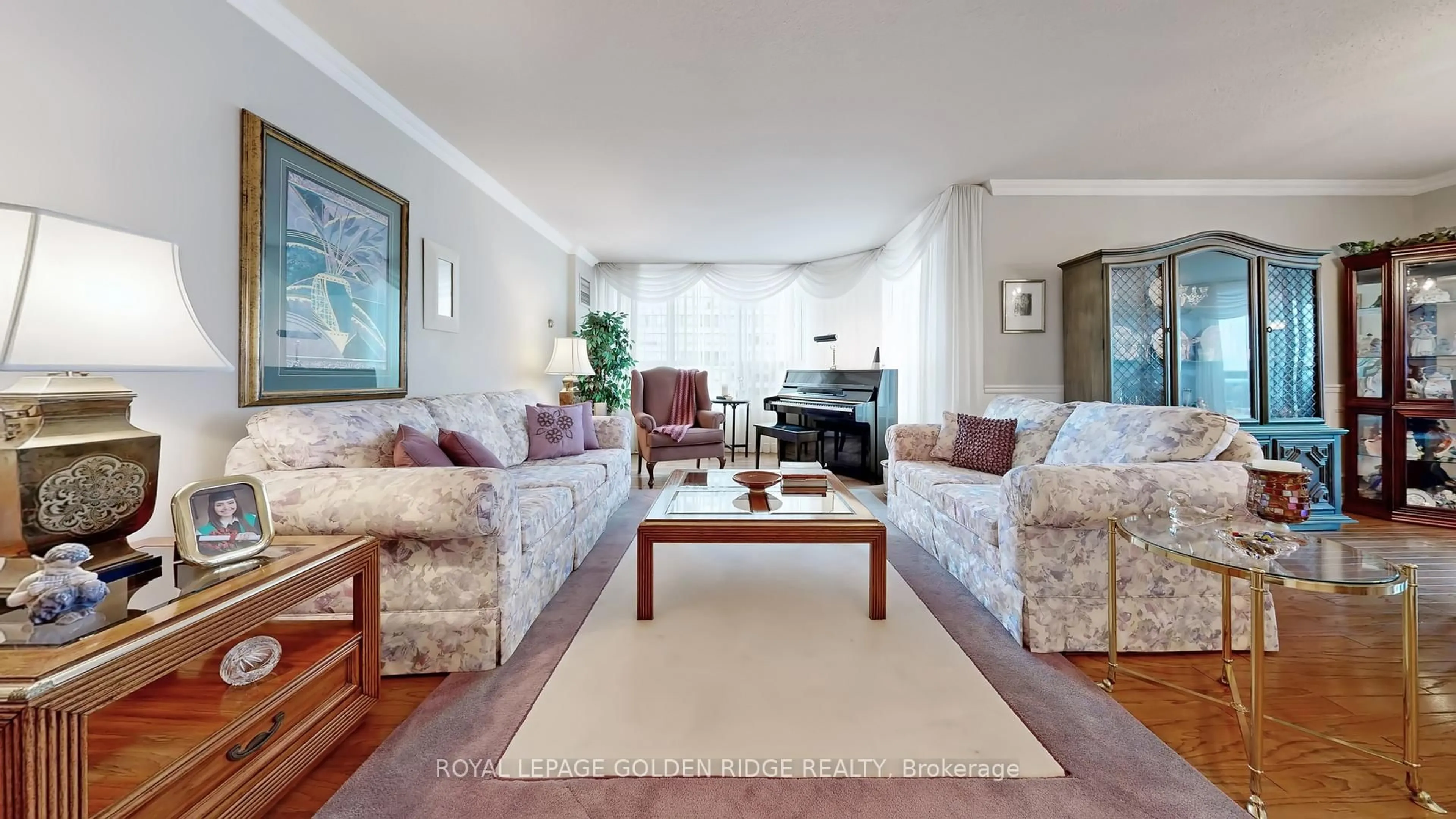 Living room with furniture, unknown for 65 Spring Garden Ave #1210, Toronto Ontario M2N 6H9