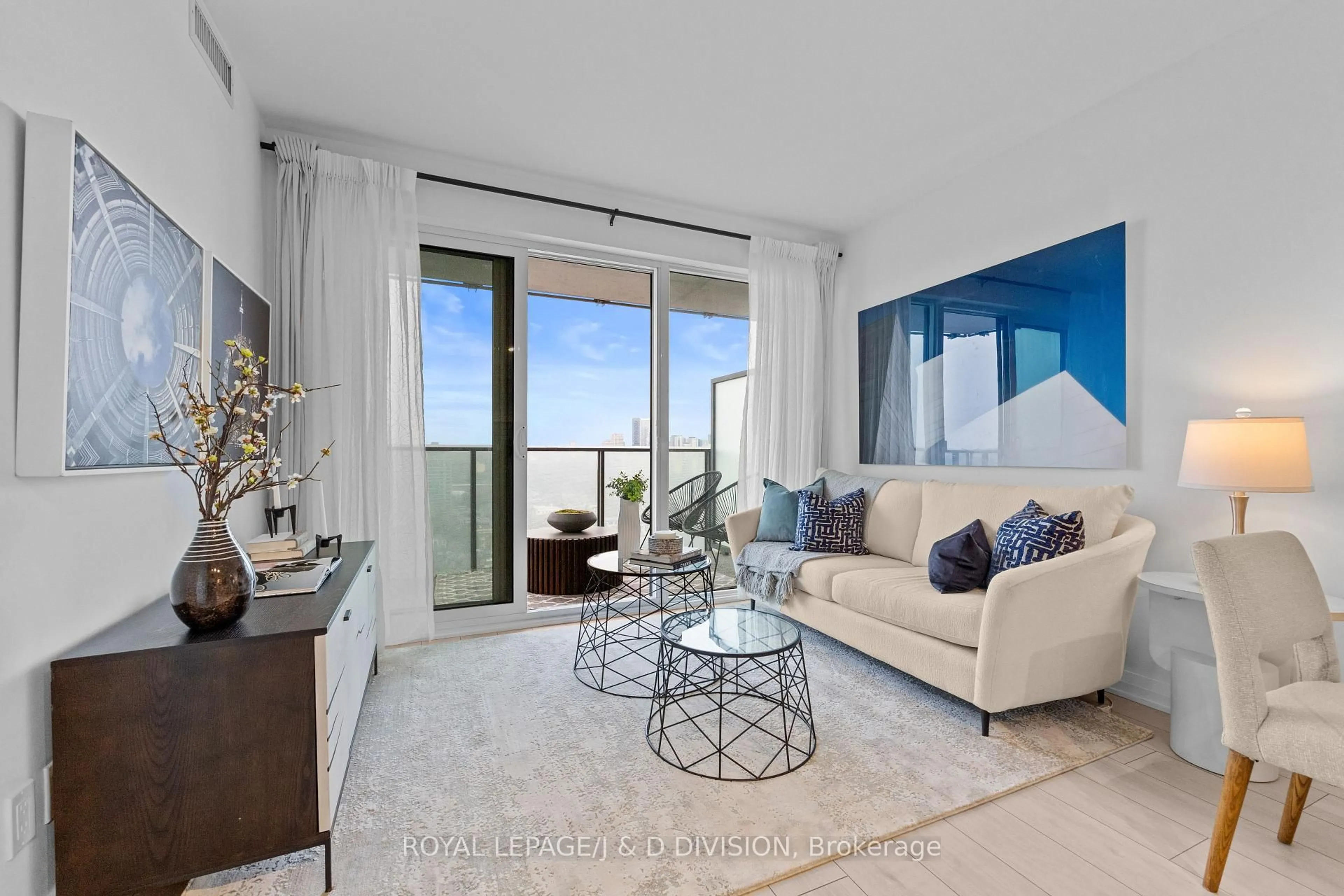 Living room with furniture, unknown for 99 Foxbar Rd #2104, Toronto Ontario M4V 0B2