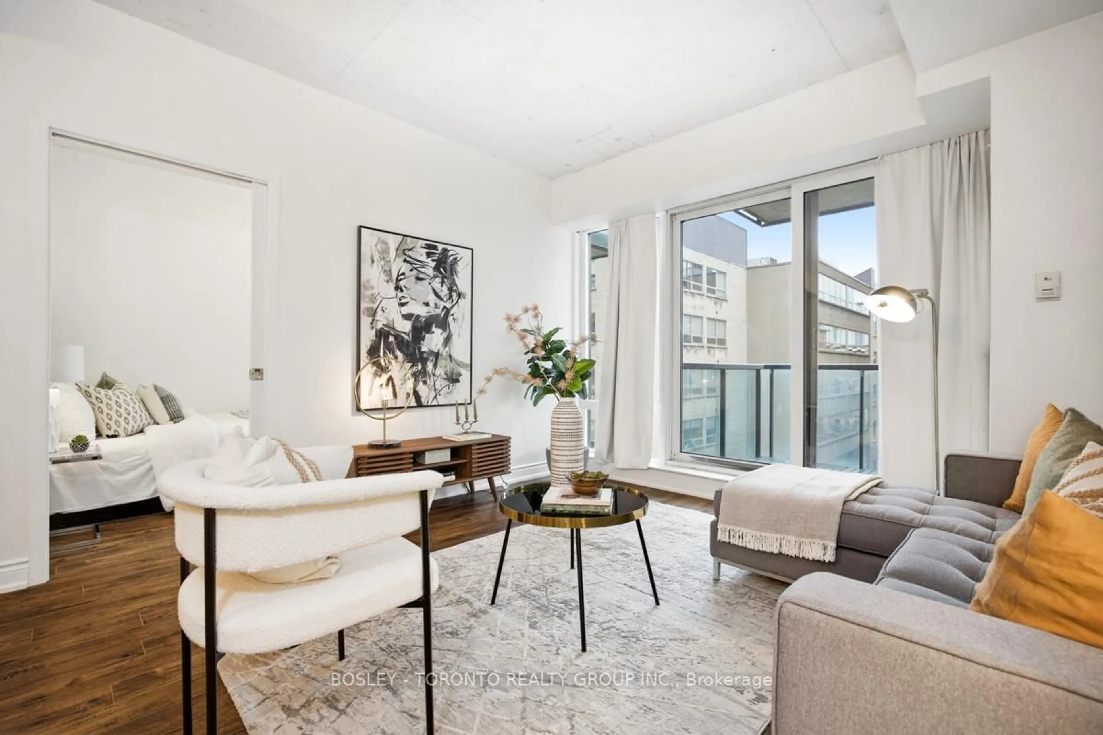 Living room with furniture, unknown for 333 Adelaide St #539, Toronto Ontario M5A 1N2