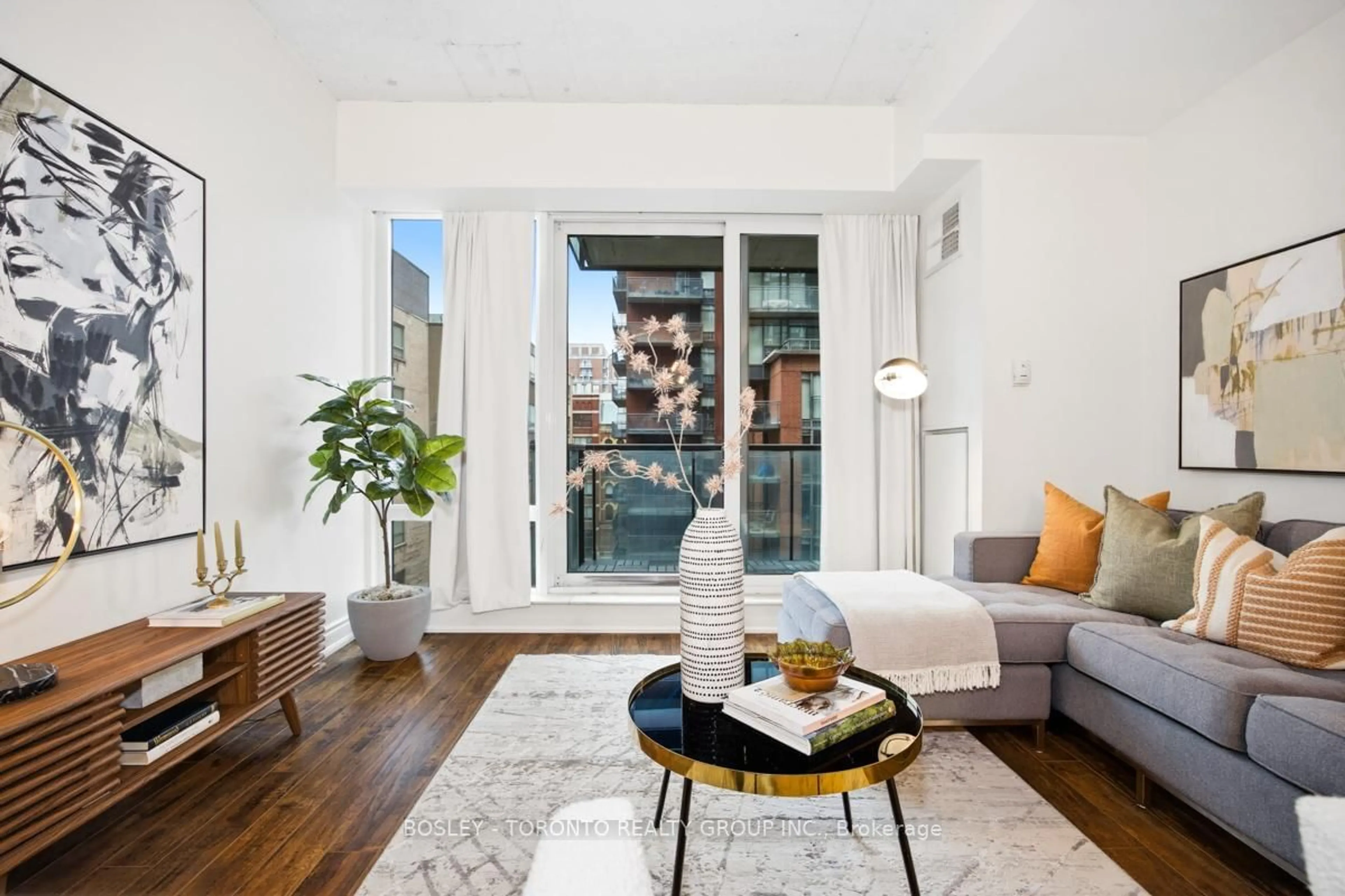 Living room with furniture, unknown for 333 Adelaide St #539, Toronto Ontario M5A 1N2