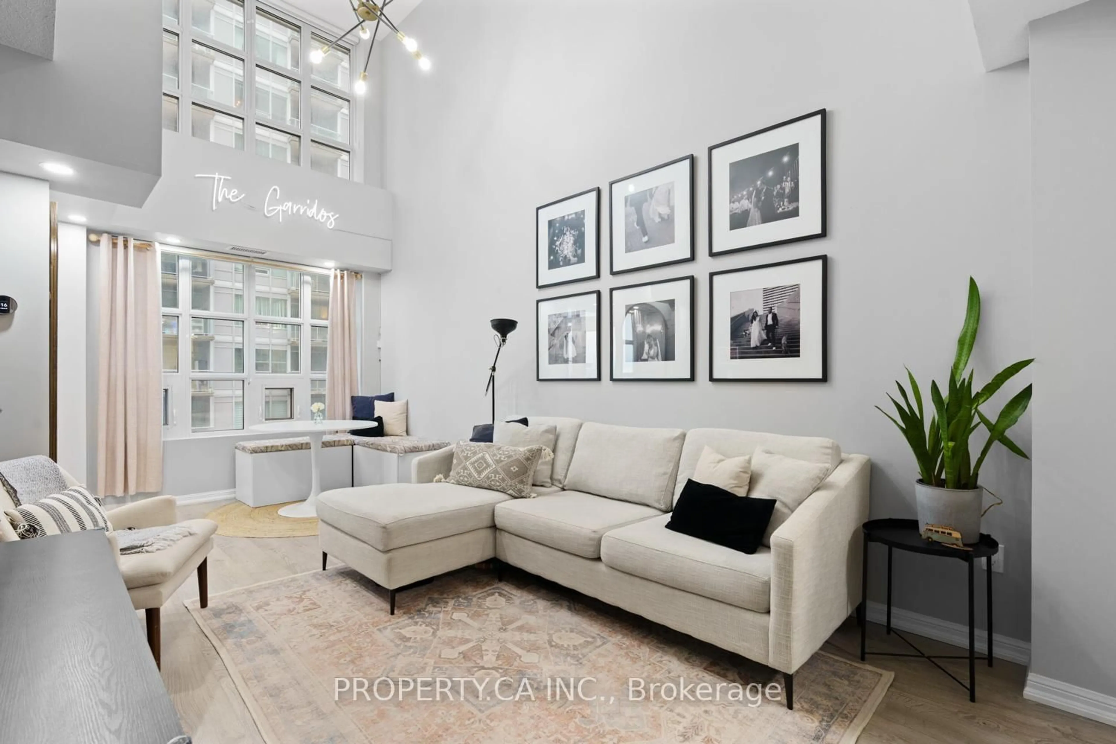 Living room with furniture, unknown for 65 East Liberty St #918, Toronto Ontario M6K 3R2