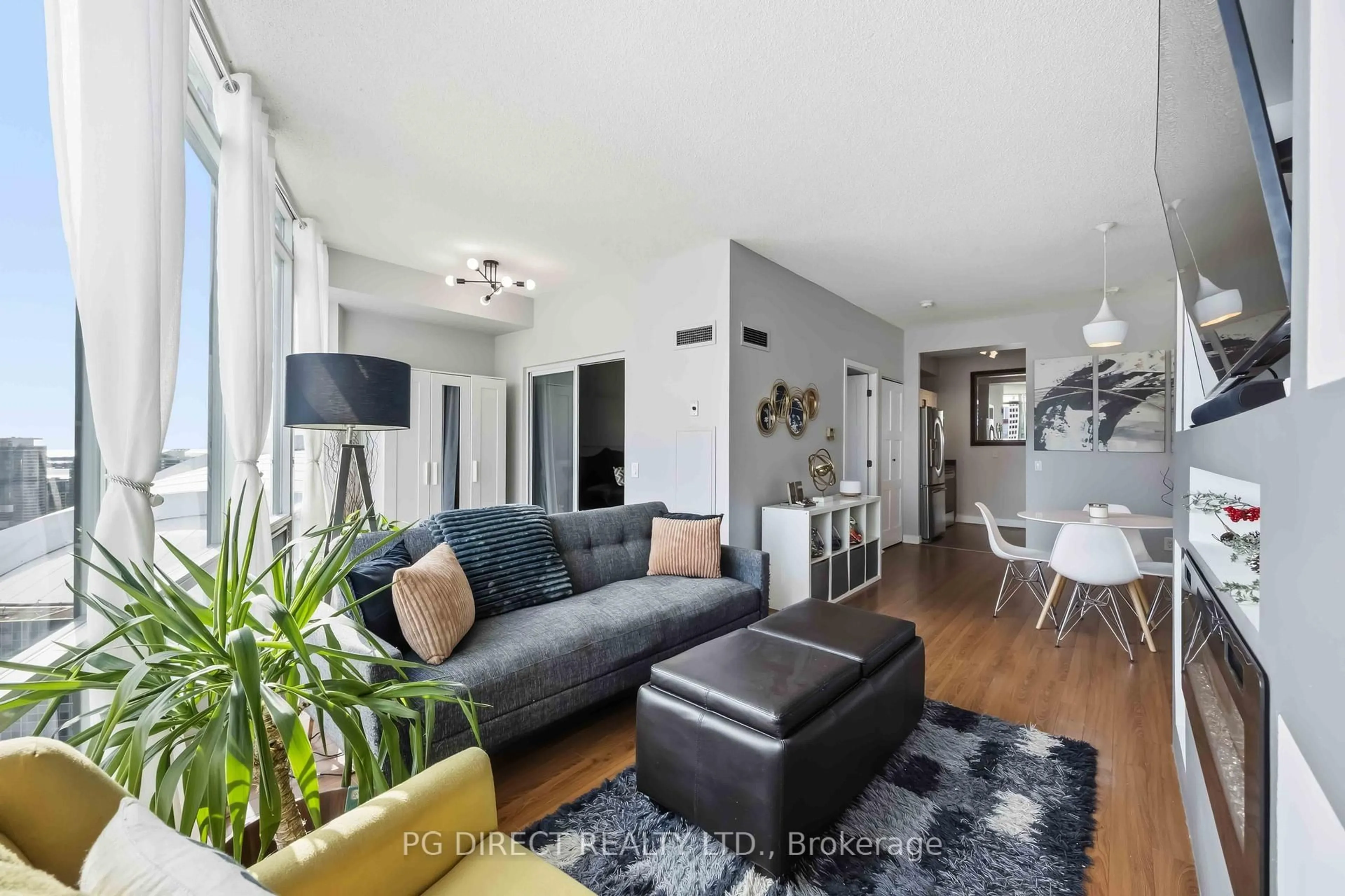 Living room with furniture, unknown for 361 Front St #3302, Toronto Ontario M5V 3R5