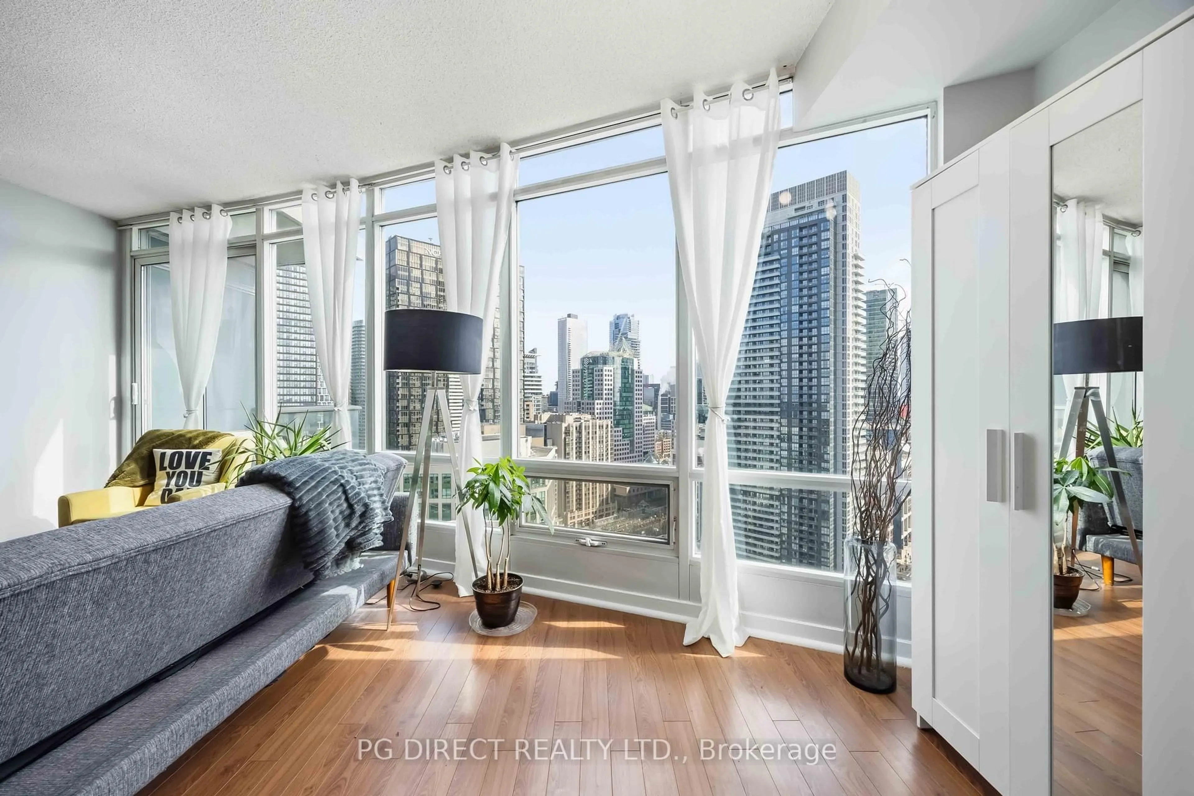 Living room with furniture, unknown for 361 Front St #3302, Toronto Ontario M5V 3R5