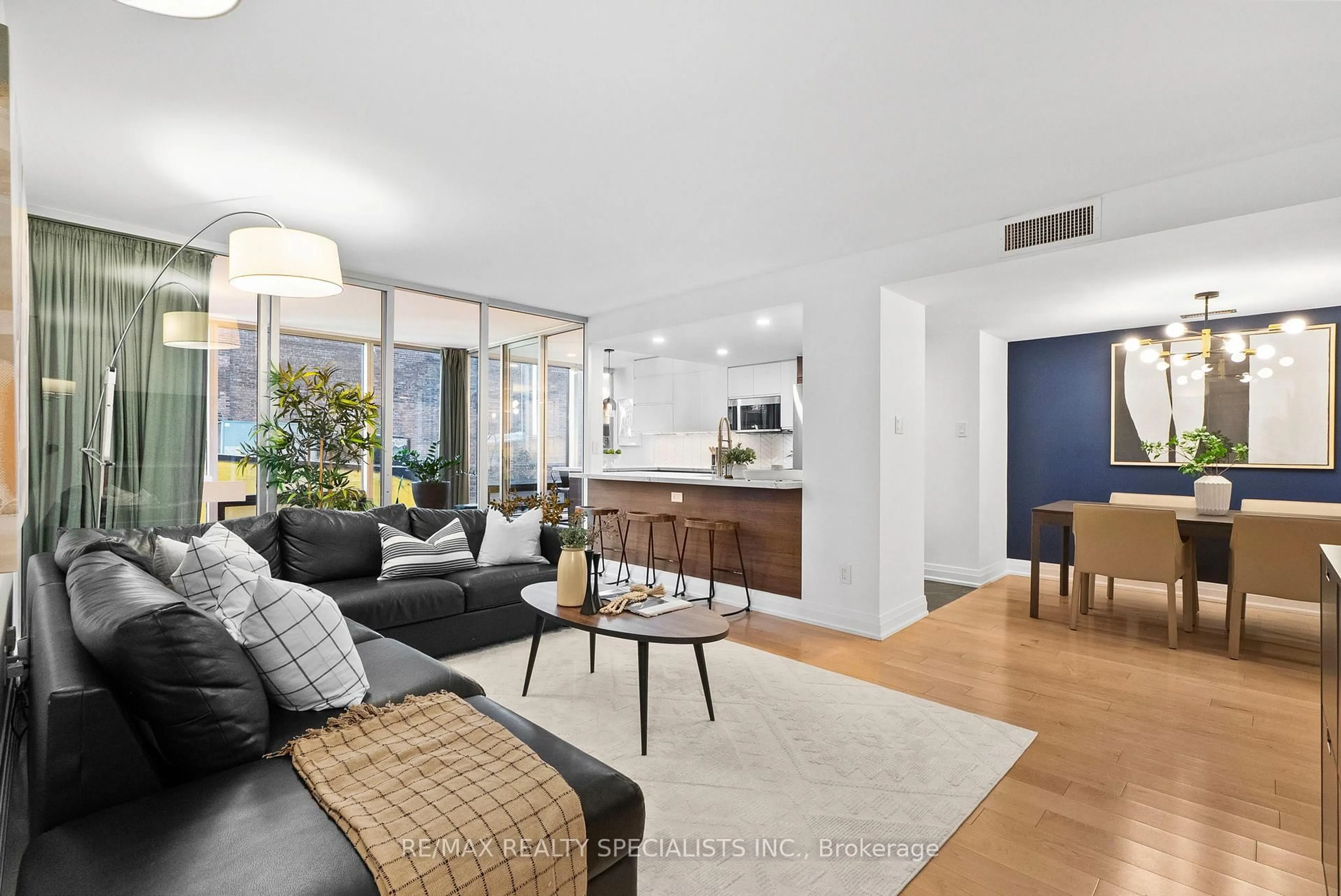 Living room with furniture, unknown for 30 Wellington St #404, Toronto Ontario M5E 1S3