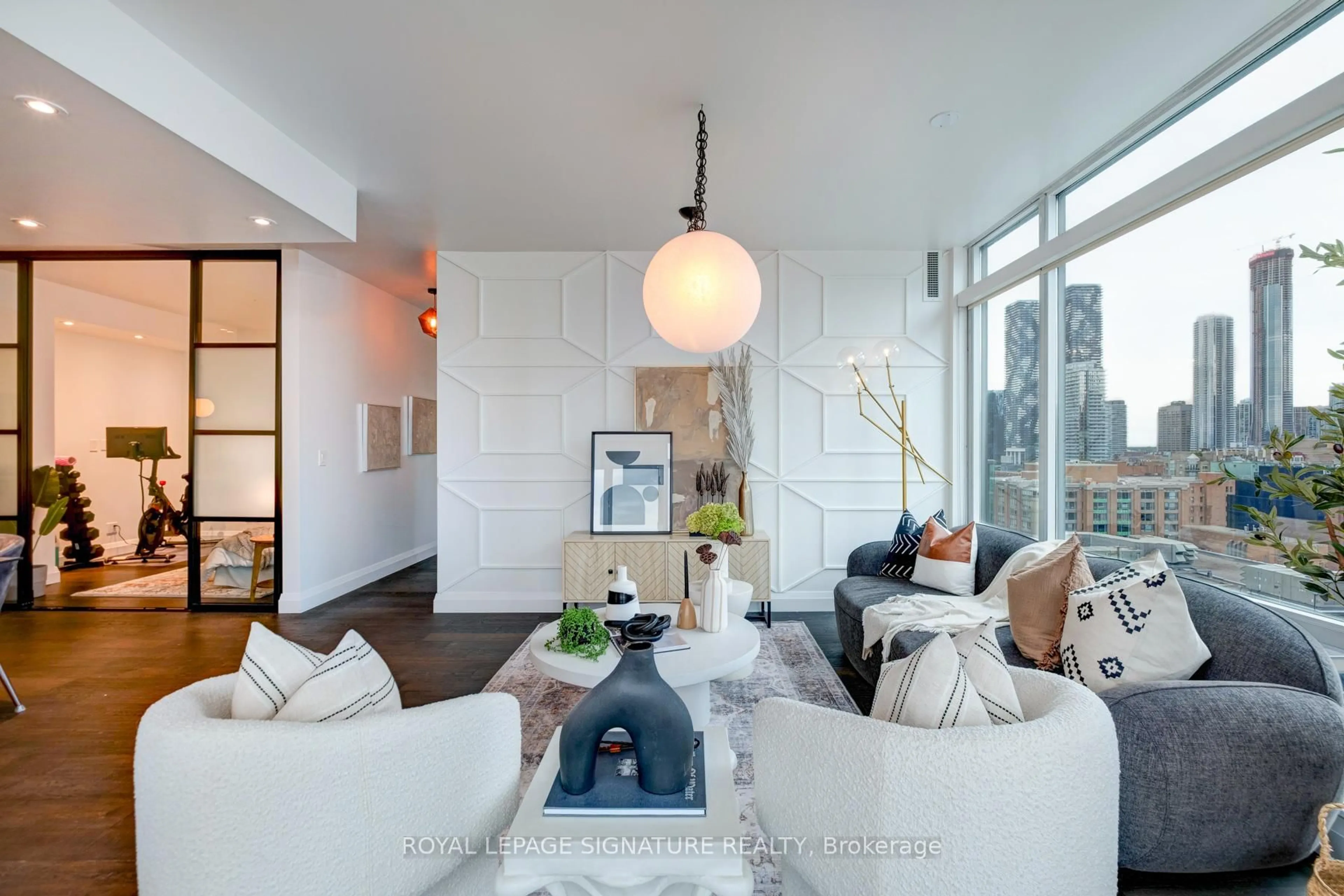 Living room with furniture, unknown for 333 Adelaide St #1202, Toronto Ontario M5A 4T4