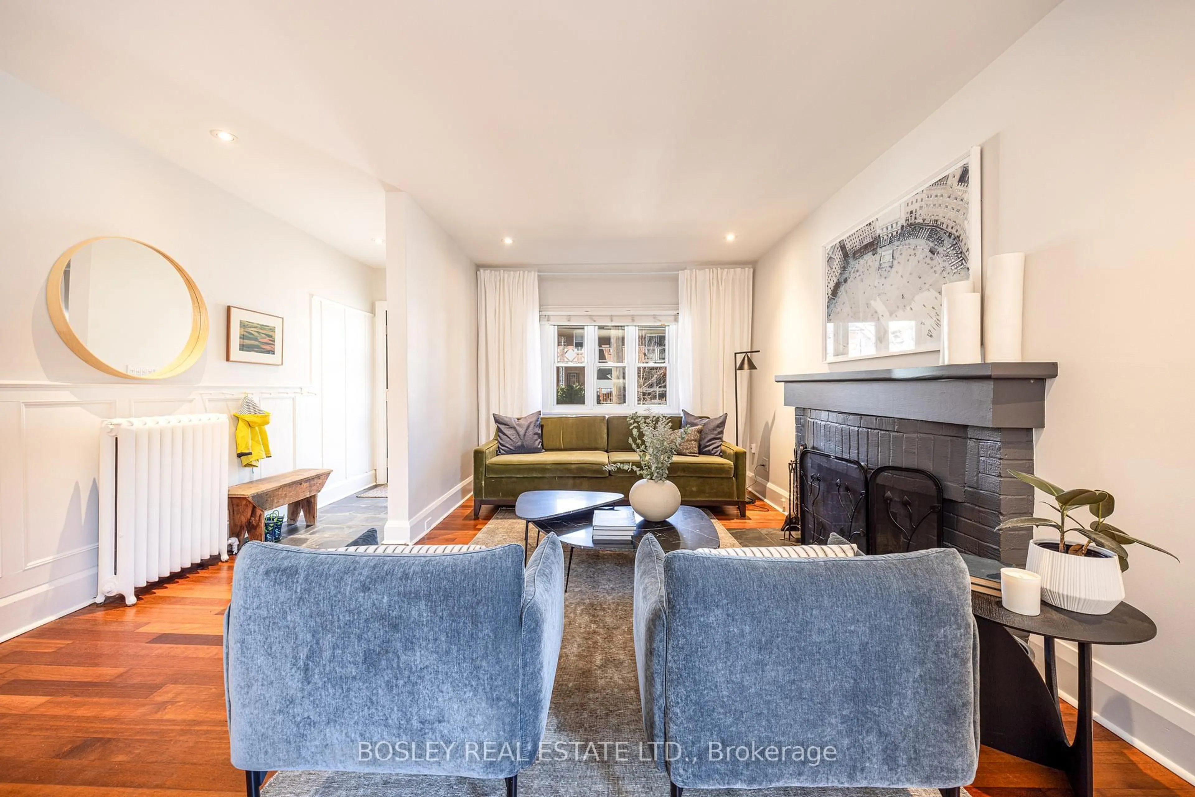 Living room with furniture, unknown for 65 Benson Ave, Toronto Ontario M6G 2H7