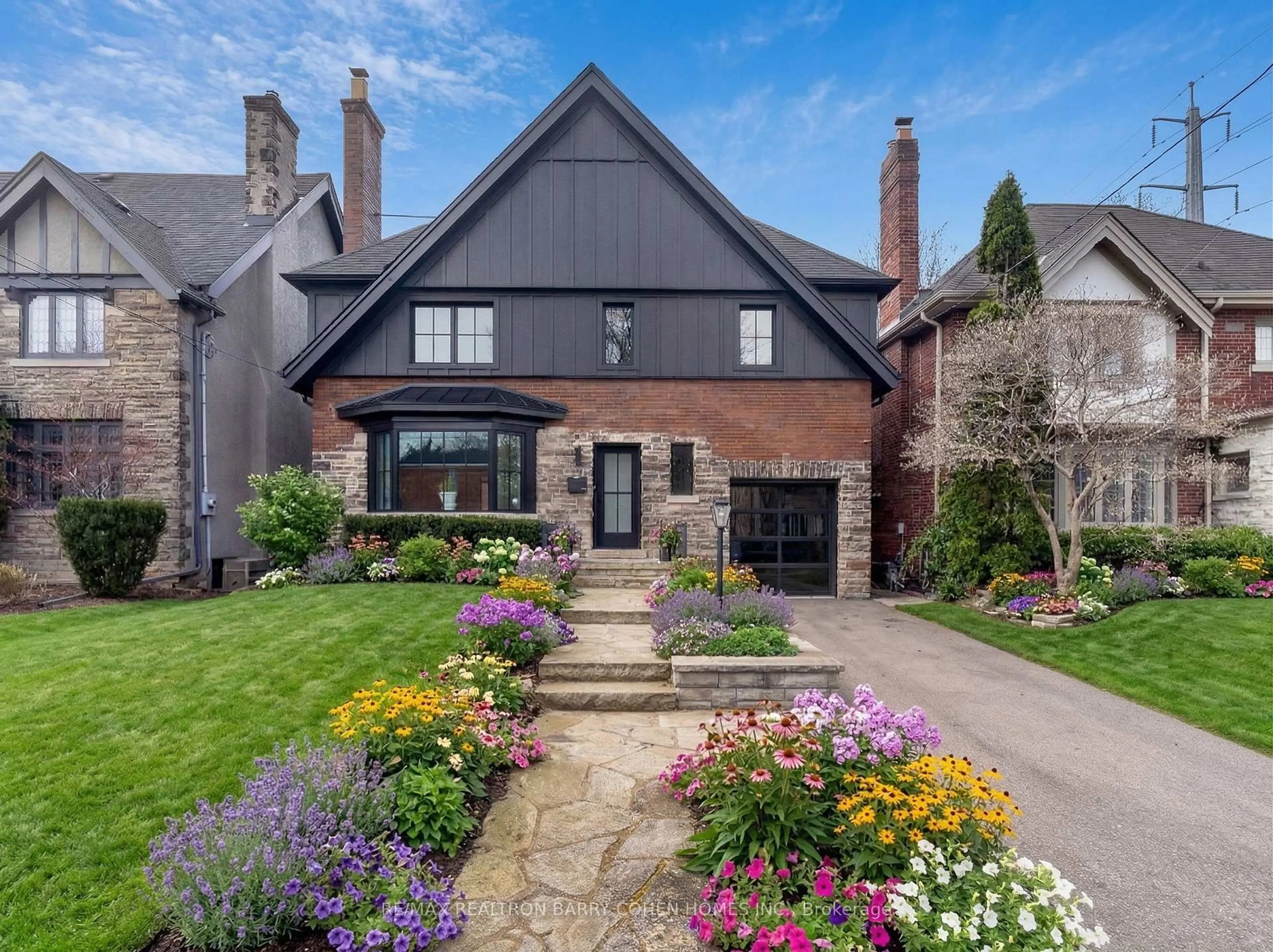 Home with brick exterior material, street for 130 Mona Dr, Toronto Ontario M5N 2R6