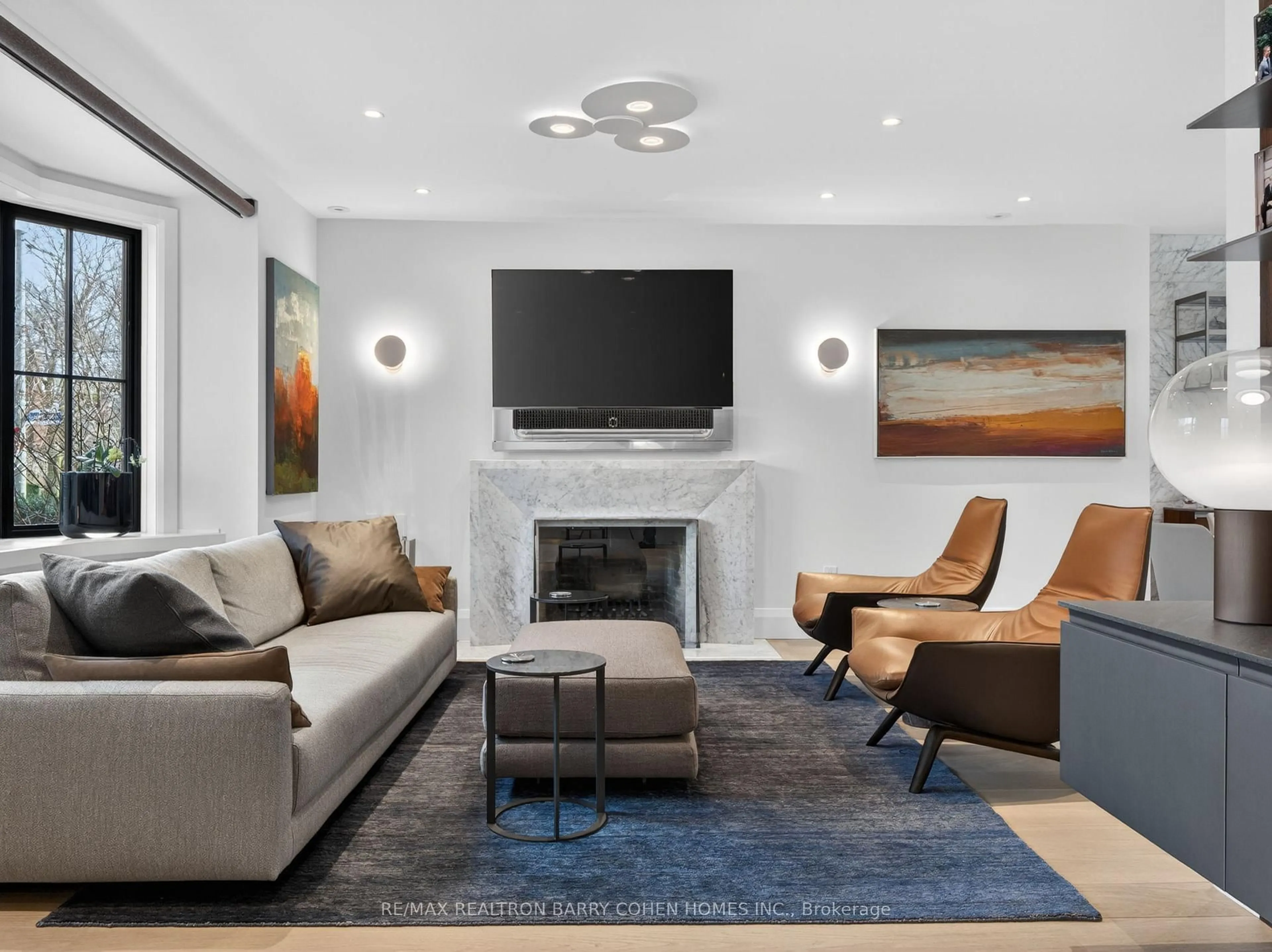 Living room with furniture, unknown for 130 Mona Dr, Toronto Ontario M5N 2R6