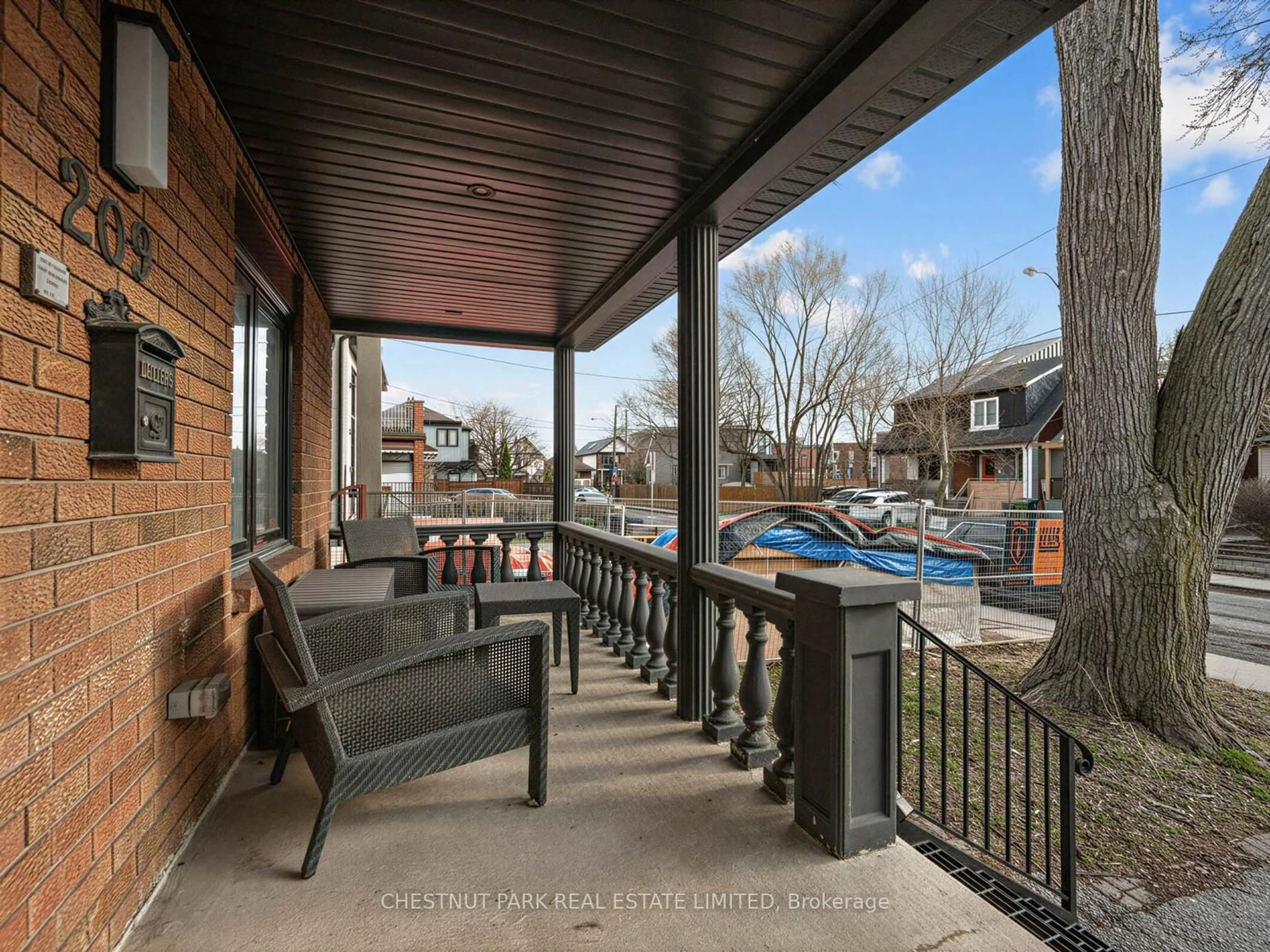 Patio, water/lake/river/ocean view for 209 Robina Ave, Toronto Ontario M6C 3Y9