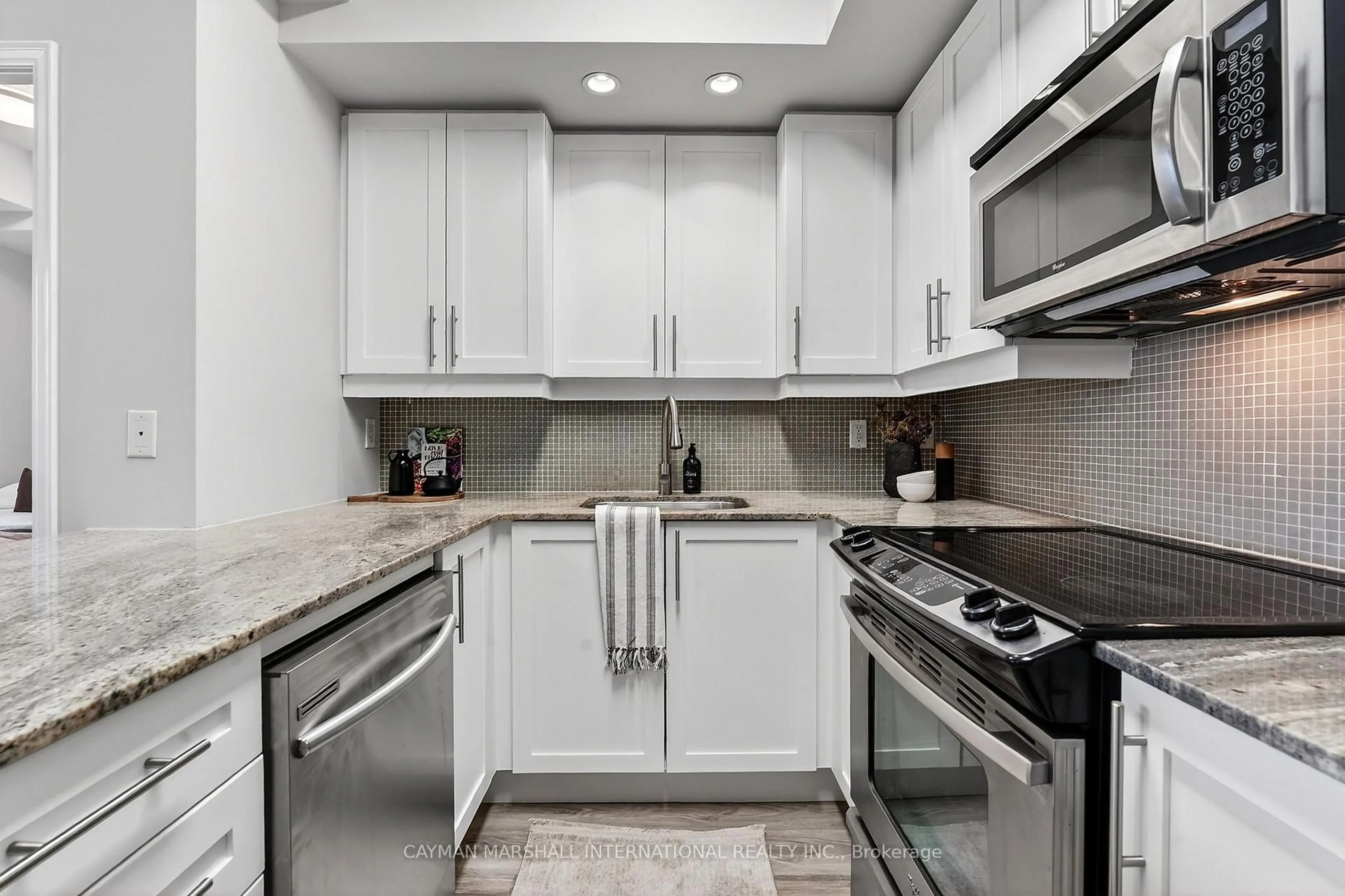 Standard kitchen, ceramic/tile floor for 75 East Liberty St #305, Toronto Ontario M6K 3R3