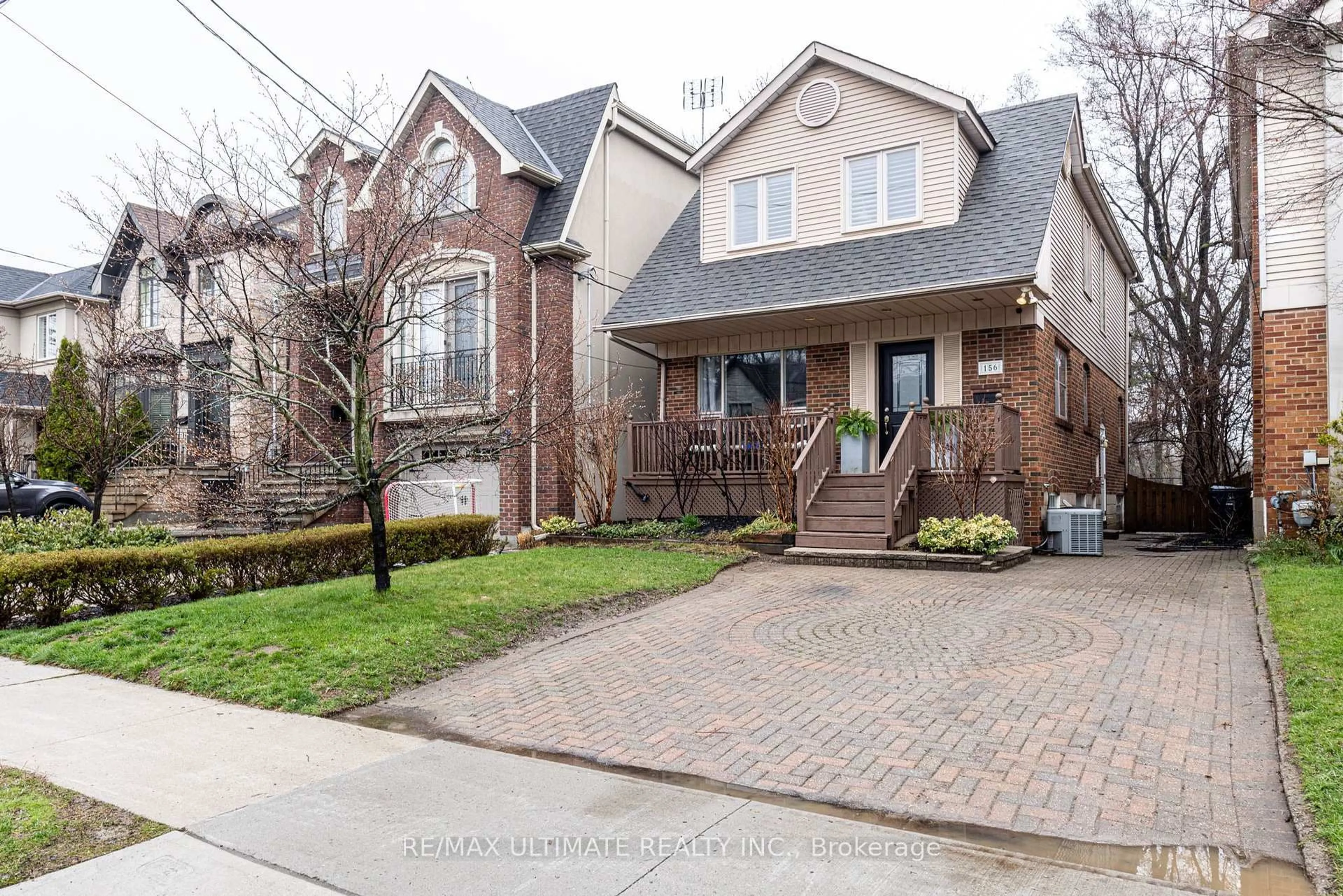 Home with brick exterior material, street for 156 Glenvale Blvd, Toronto Ontario M4G 2W3