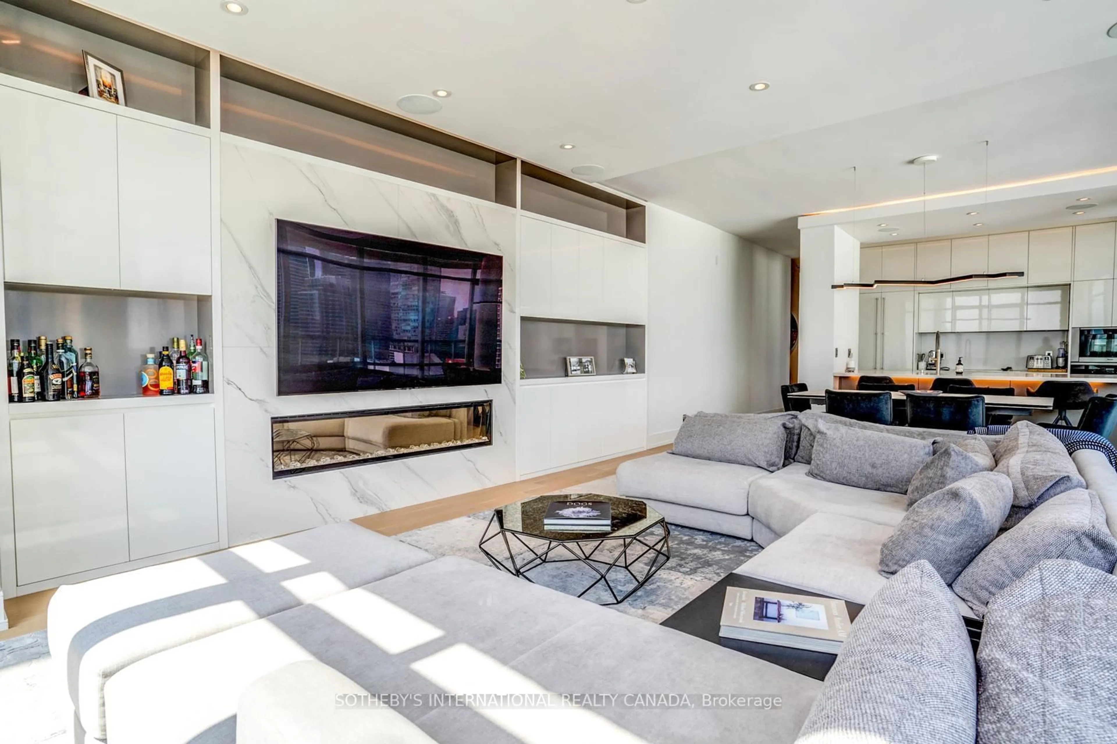 Home theater for 81 Navy Wharf Crt #3801, Toronto Ontario M5V 3S1