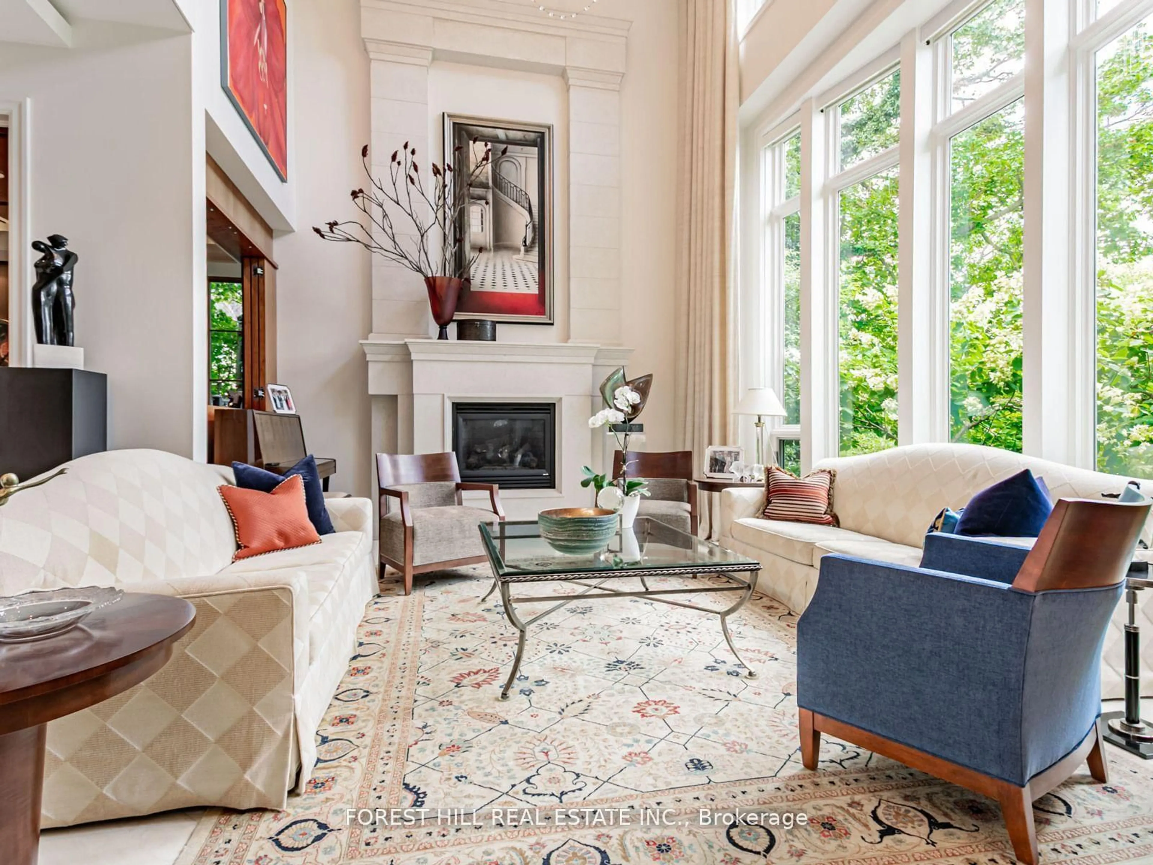 Living room with furniture, unknown for 7 Cedarwood Ave, Toronto Ontario M2L 1L7