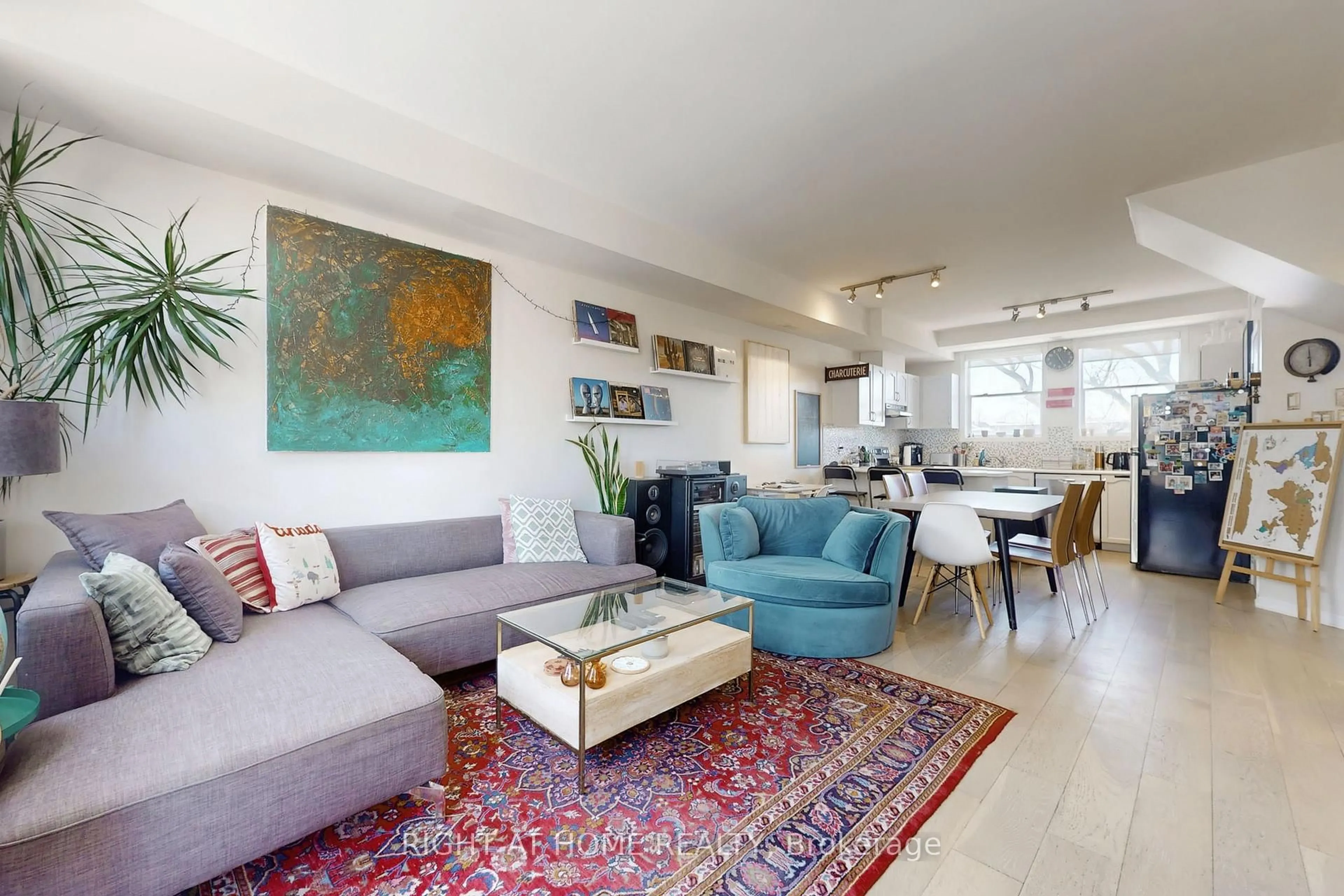 Living room with furniture, unknown for 55 Halton St #213, Toronto Ontario M6J 1R5