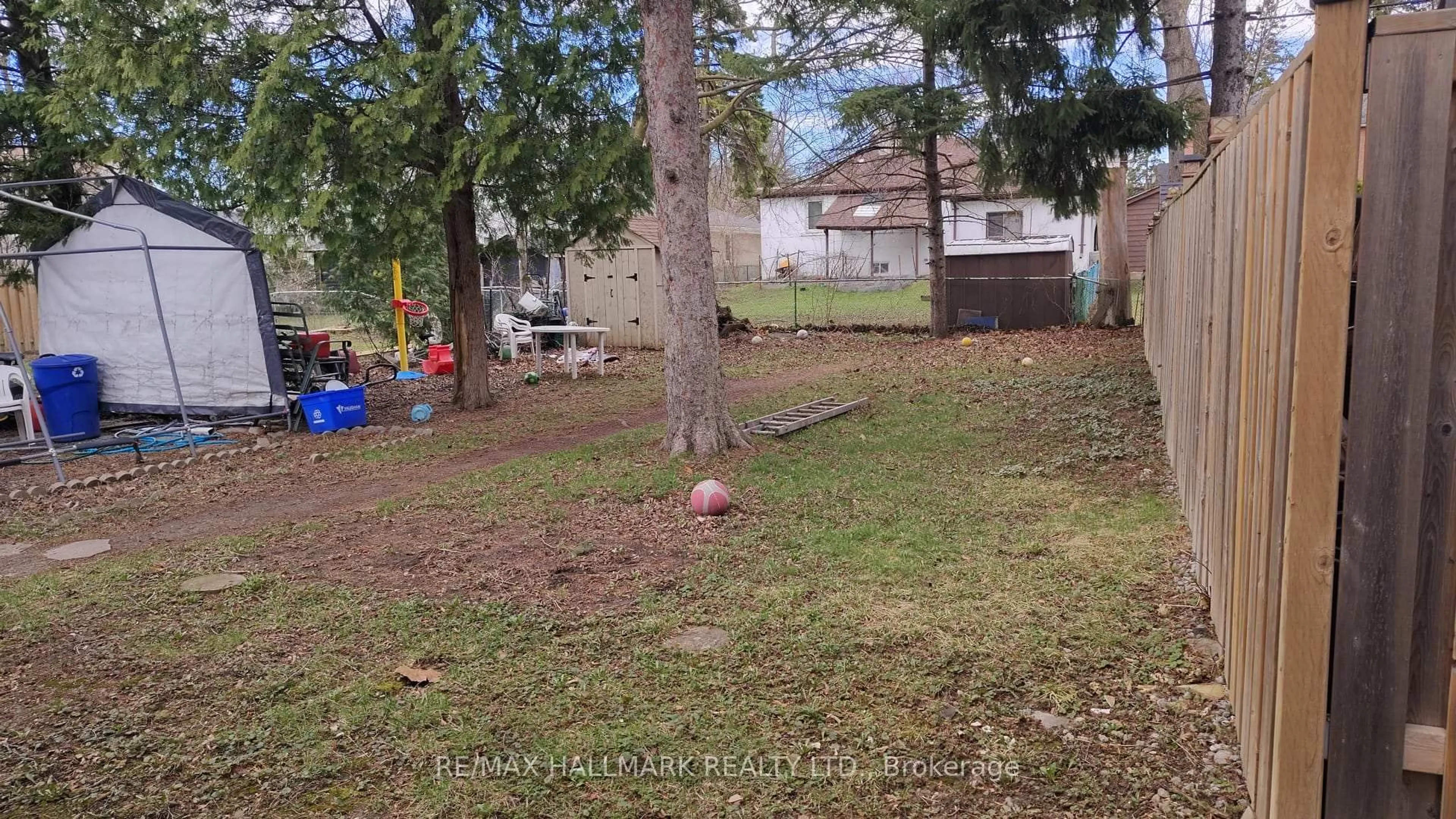 A pic from outside/outdoor area/front of a property/back of a property/a pic from drone, street for 46 Madawaska Ave, Toronto Ontario M2M 2P9