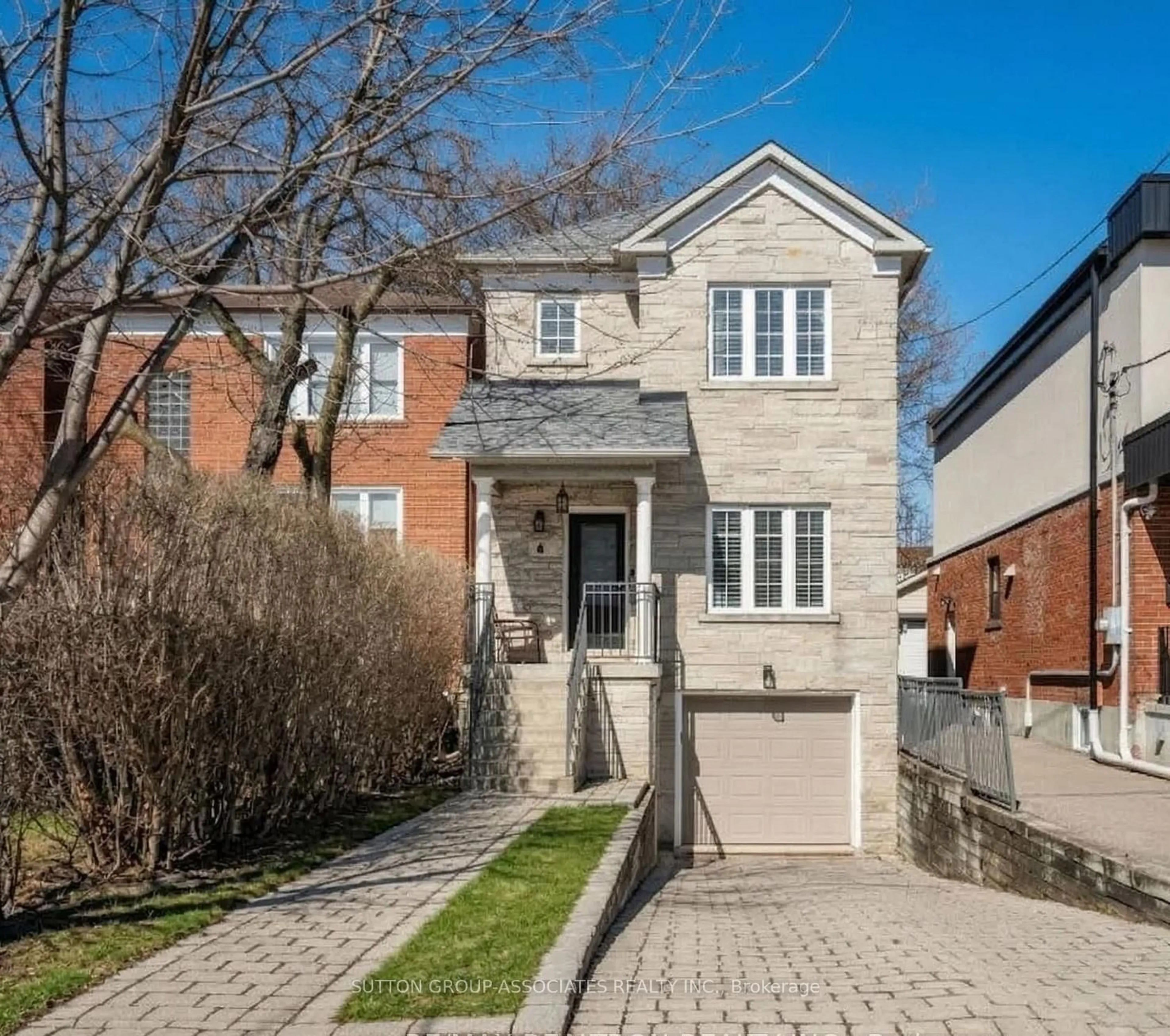 Home with brick exterior material, street for 4 Coates Ave, Toronto Ontario M6C 1K7