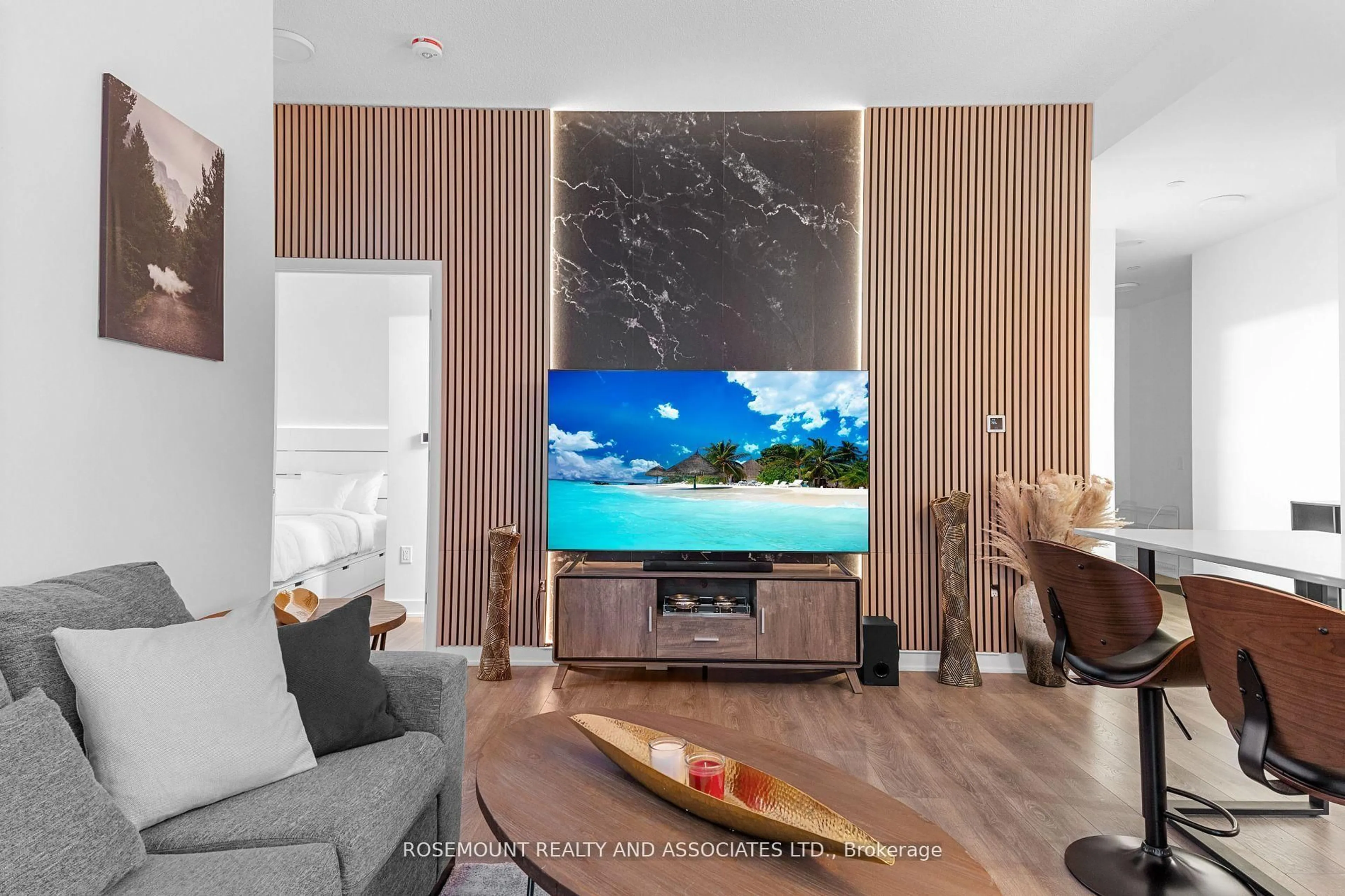 Home theater for 35 Tubman Ave #102, Toronto Ontario M5A 0T1