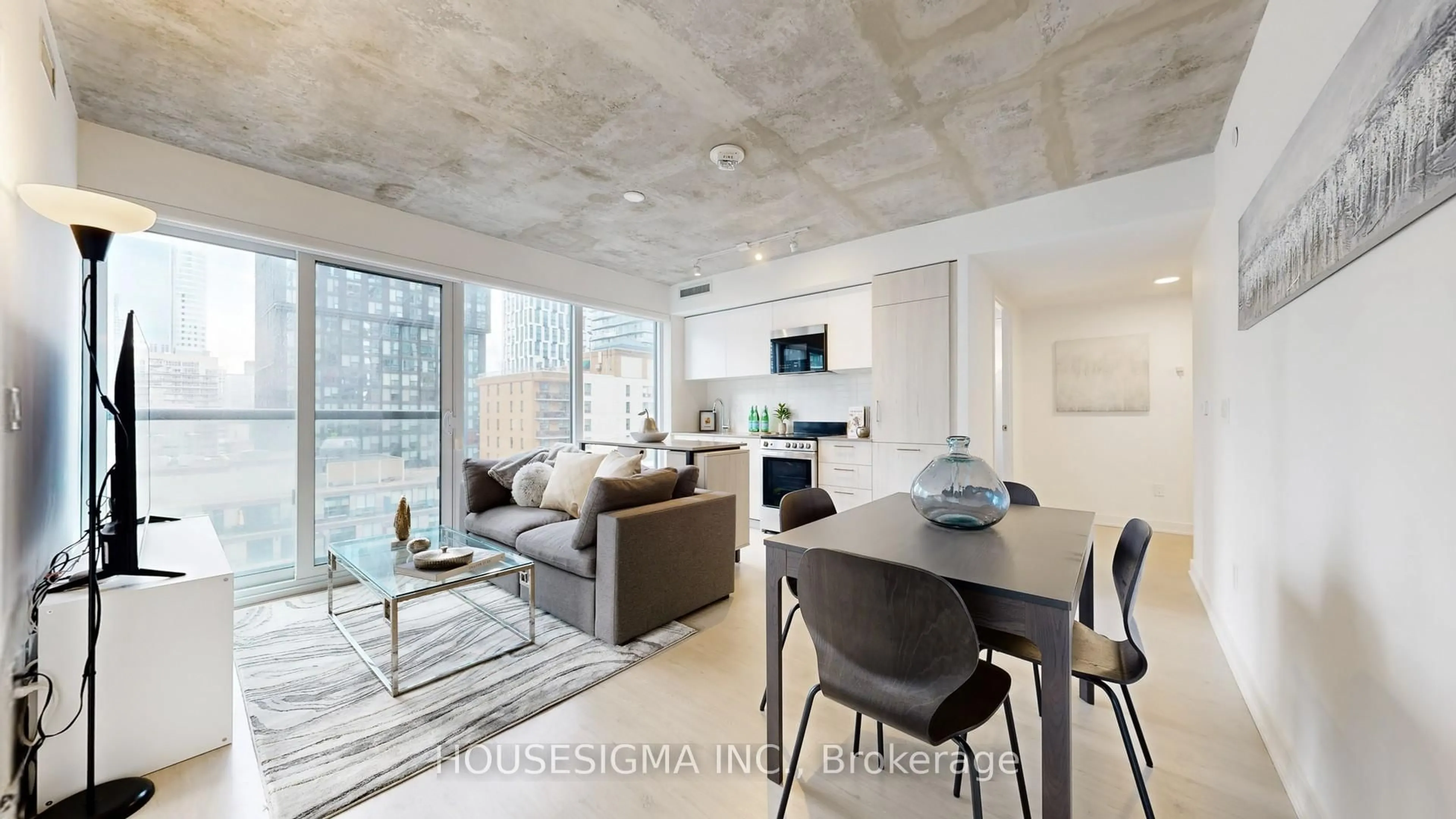 Living room with furniture, unknown for 65 Mutual St #1404, Toronto Ontario M5B 0E5