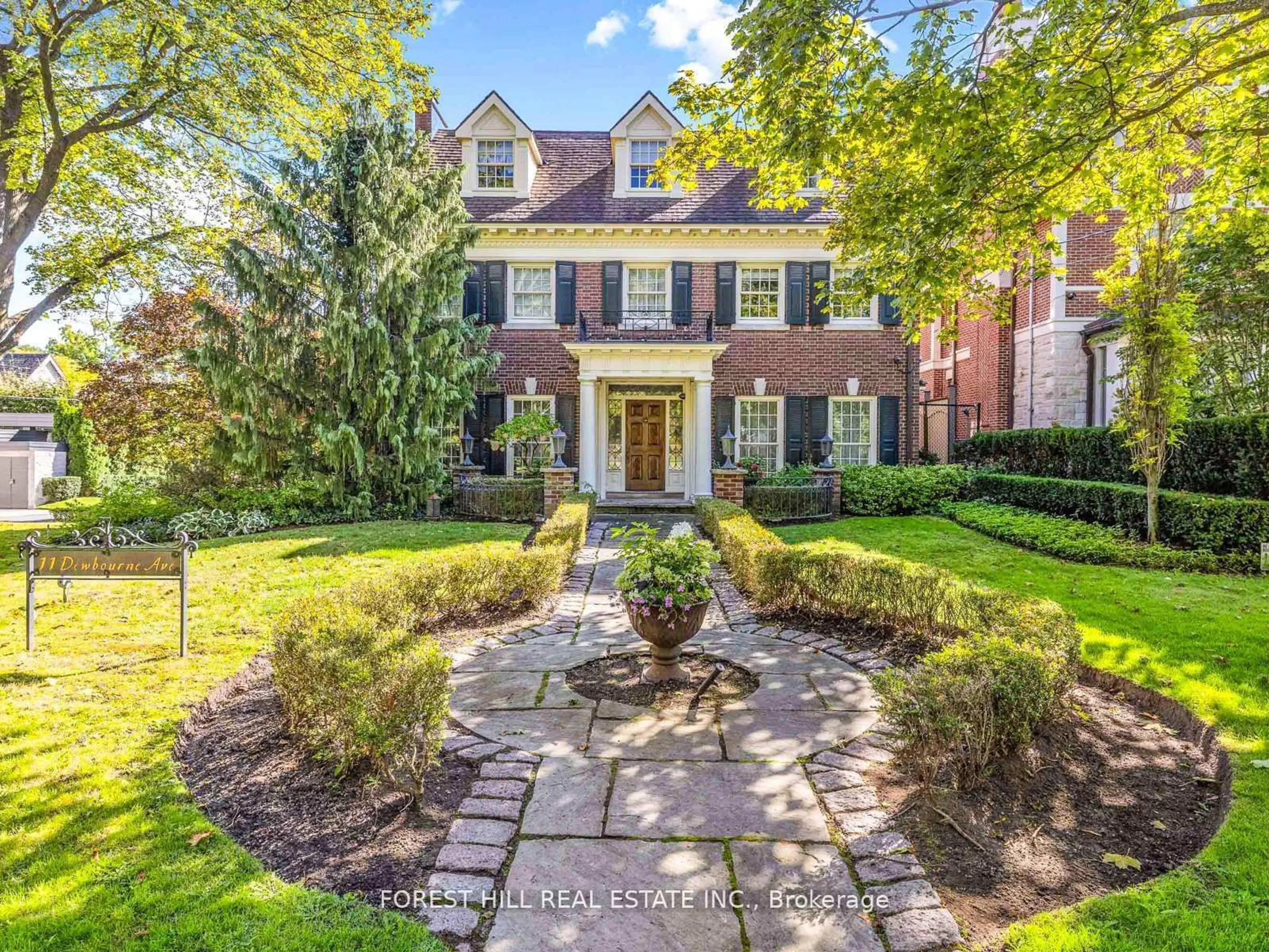 Home with brick exterior material, street for 11 Dewbourne Ave, Toronto Ontario M5P 1Z3