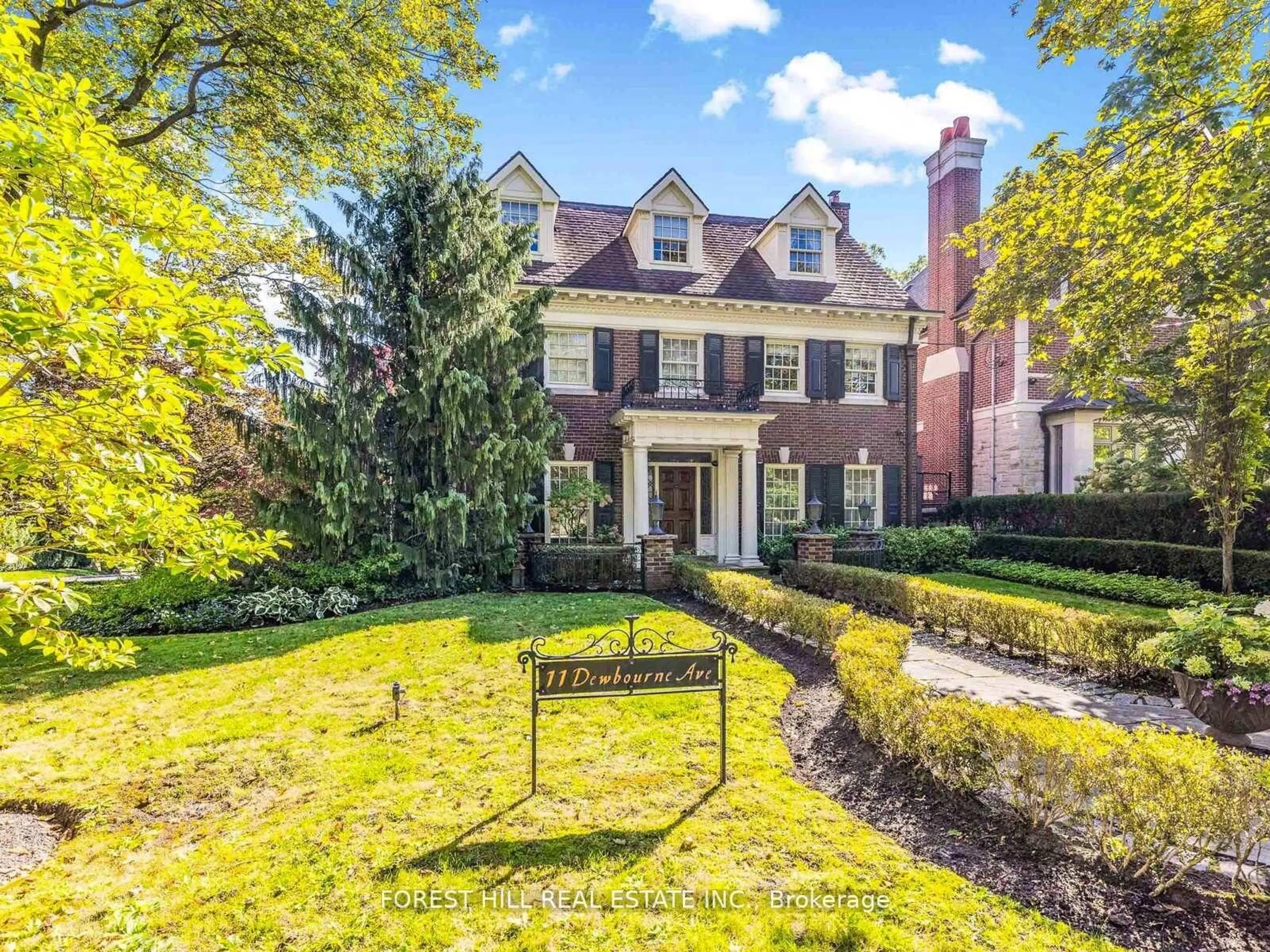 Home with brick exterior material, street for 11 Dewbourne Ave, Toronto Ontario M5P 1Z3