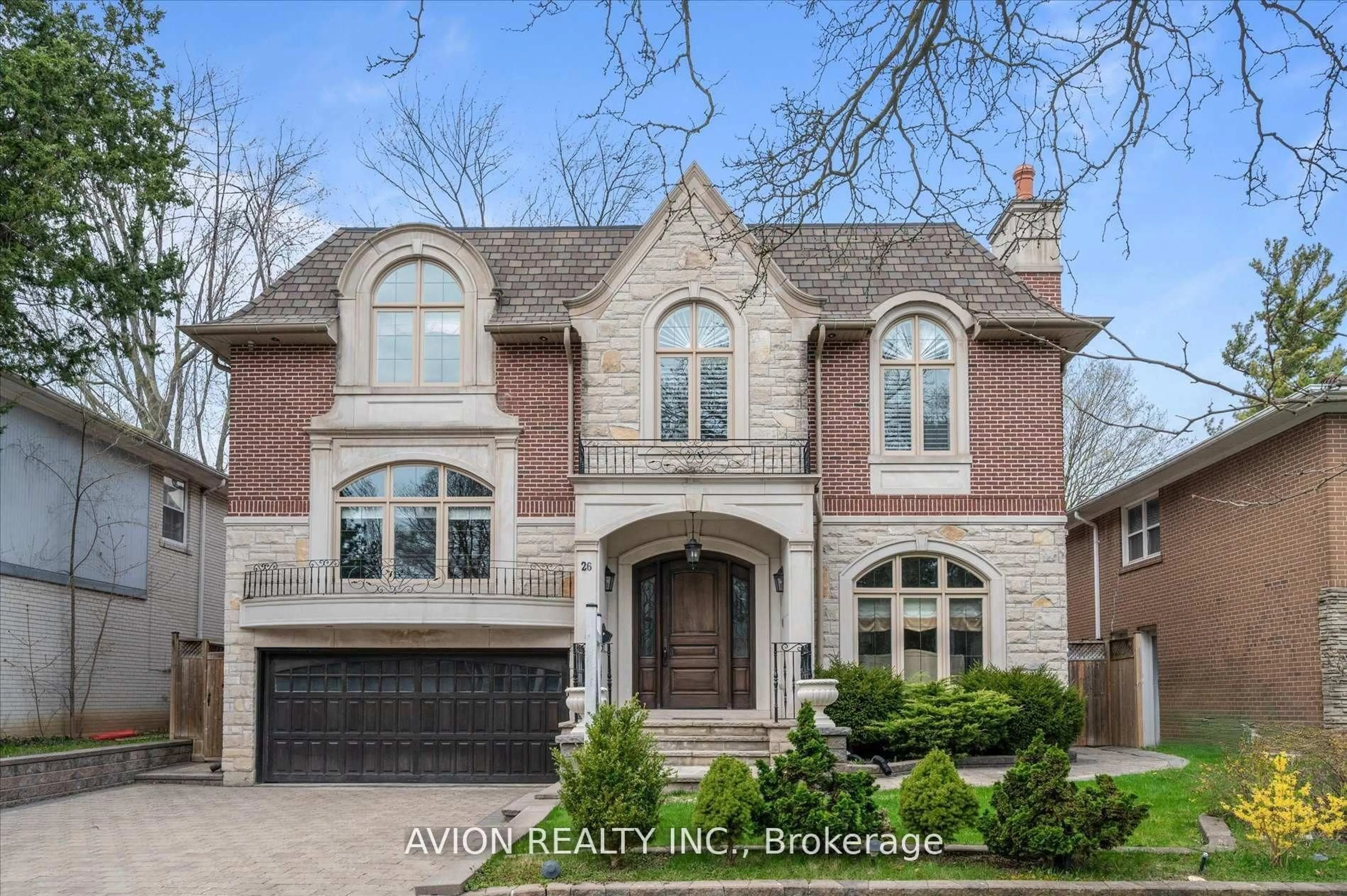 Home with brick exterior material, street for 26 Danville Dr, Toronto Ontario M2P 1J1