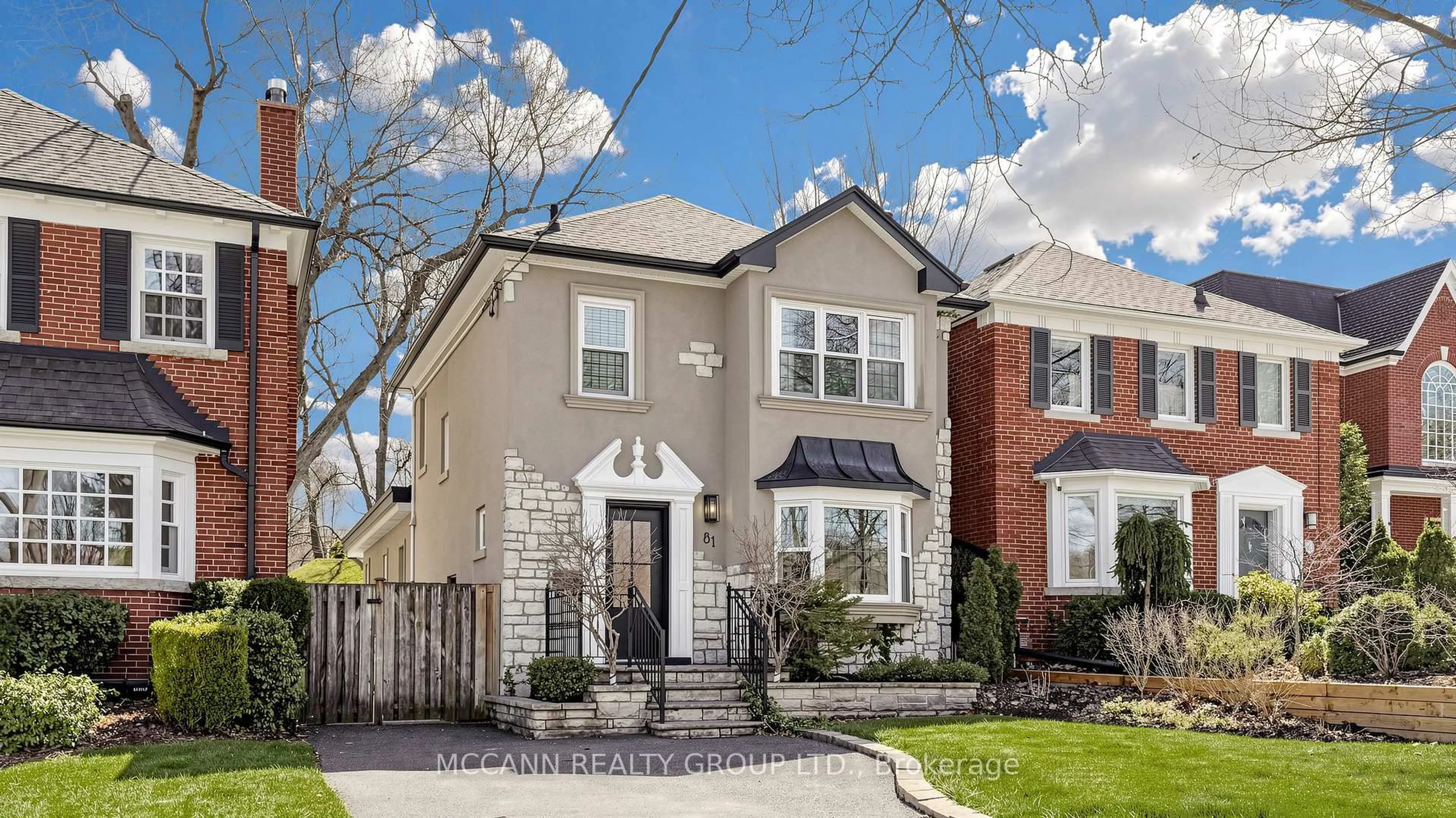 Home with brick exterior material, street for 81 Wanless Cres, Toronto Ontario M4N 3C2