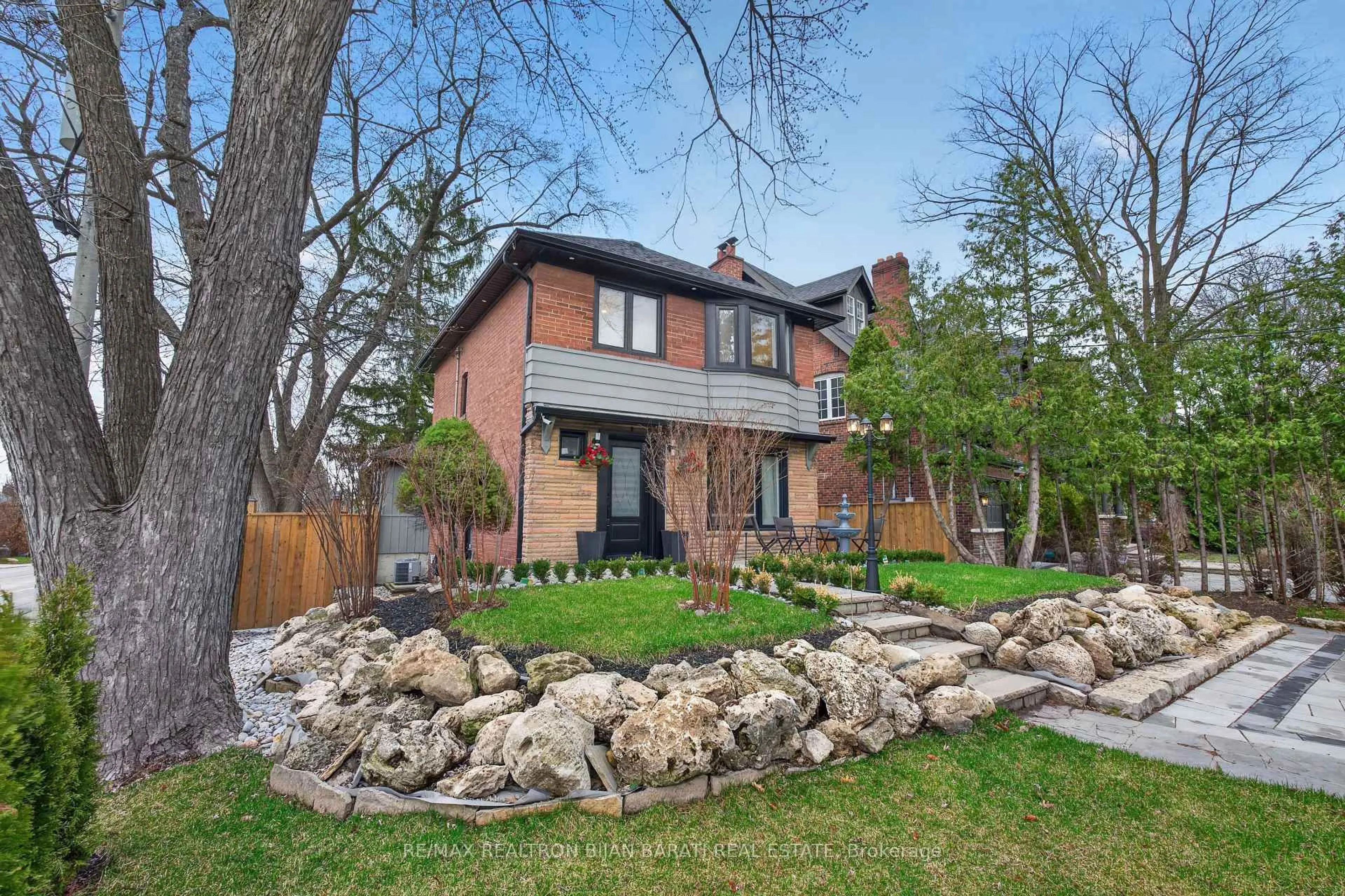 Home with brick exterior material, street for 1 Wanless Cres, Toronto Ontario M4N 3B6