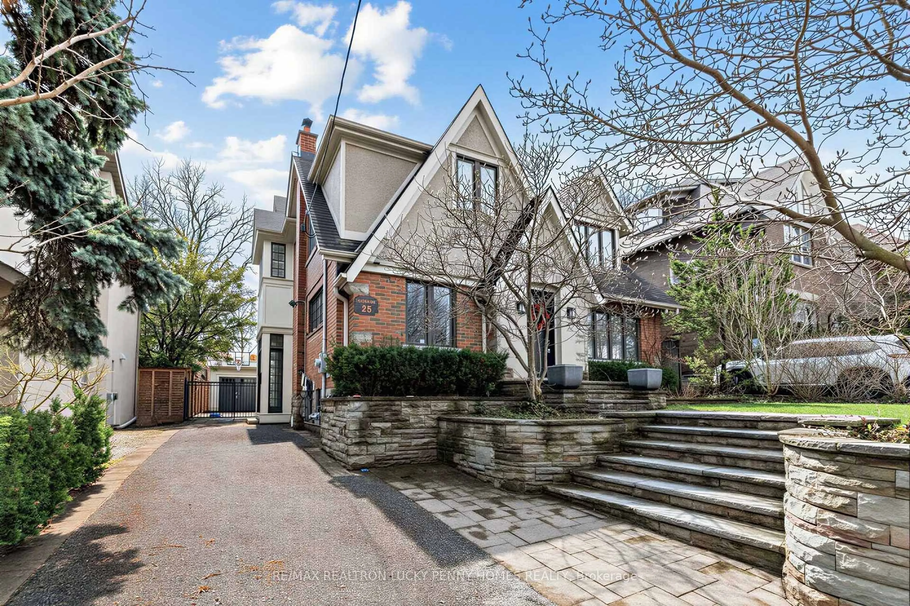 Home with brick exterior material, street for 25 Cortleigh Blvd, Toronto Ontario M4R 1K5