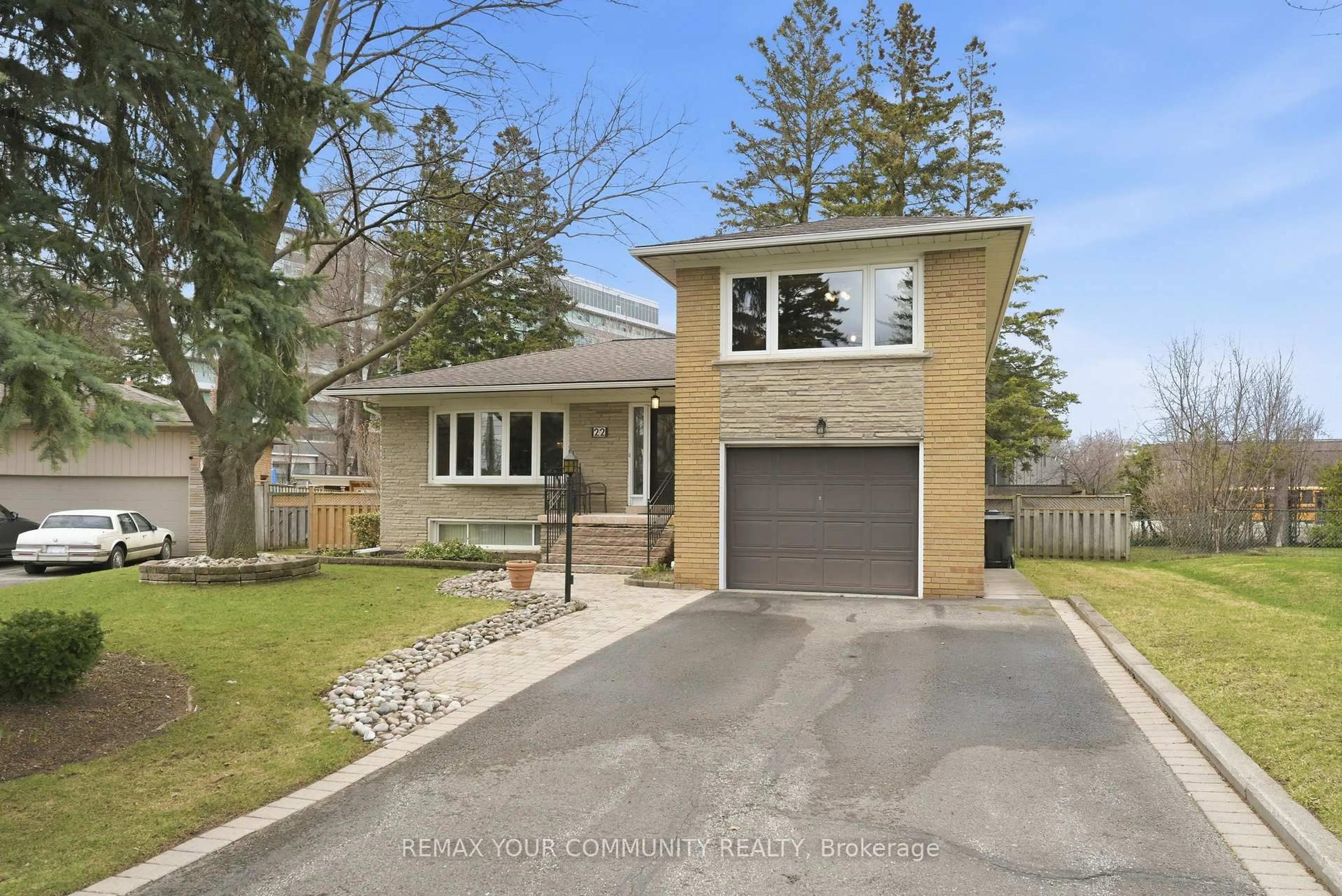 Home with brick exterior material, street for 22 Marathon Cres, Toronto Ontario M2R 2L7