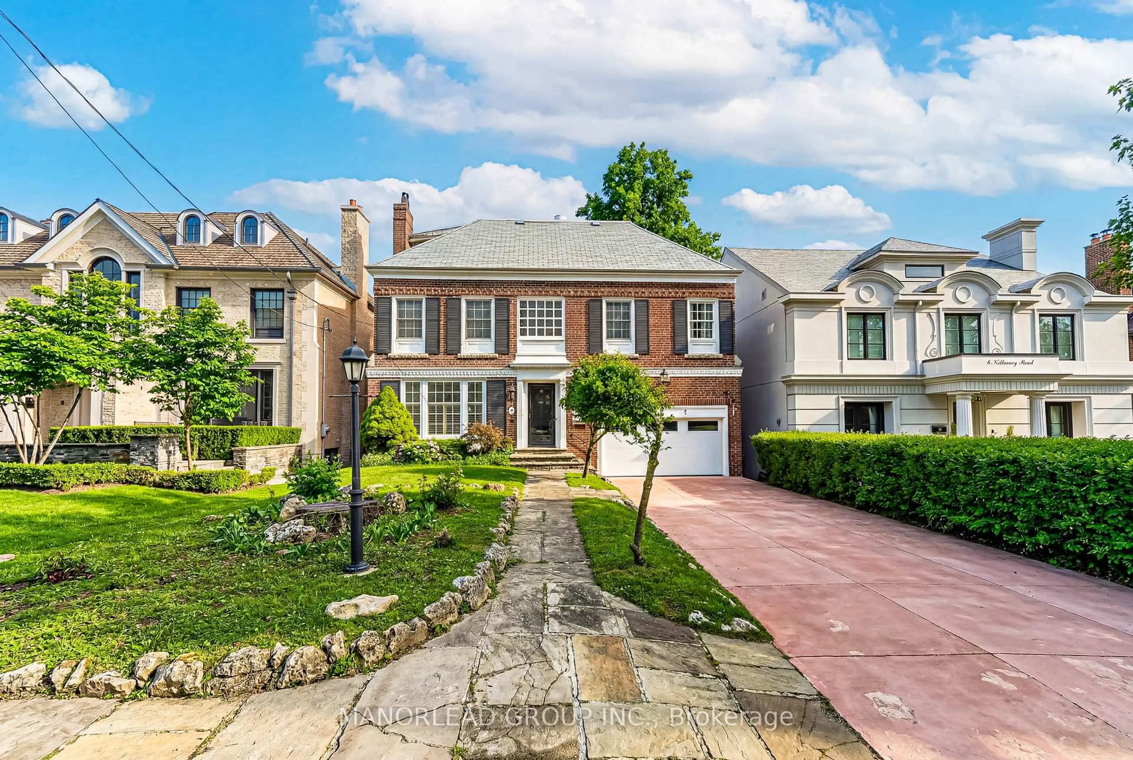 Home with brick exterior material, street for 8 Killarney Rd, Toronto Ontario M5P 1L8