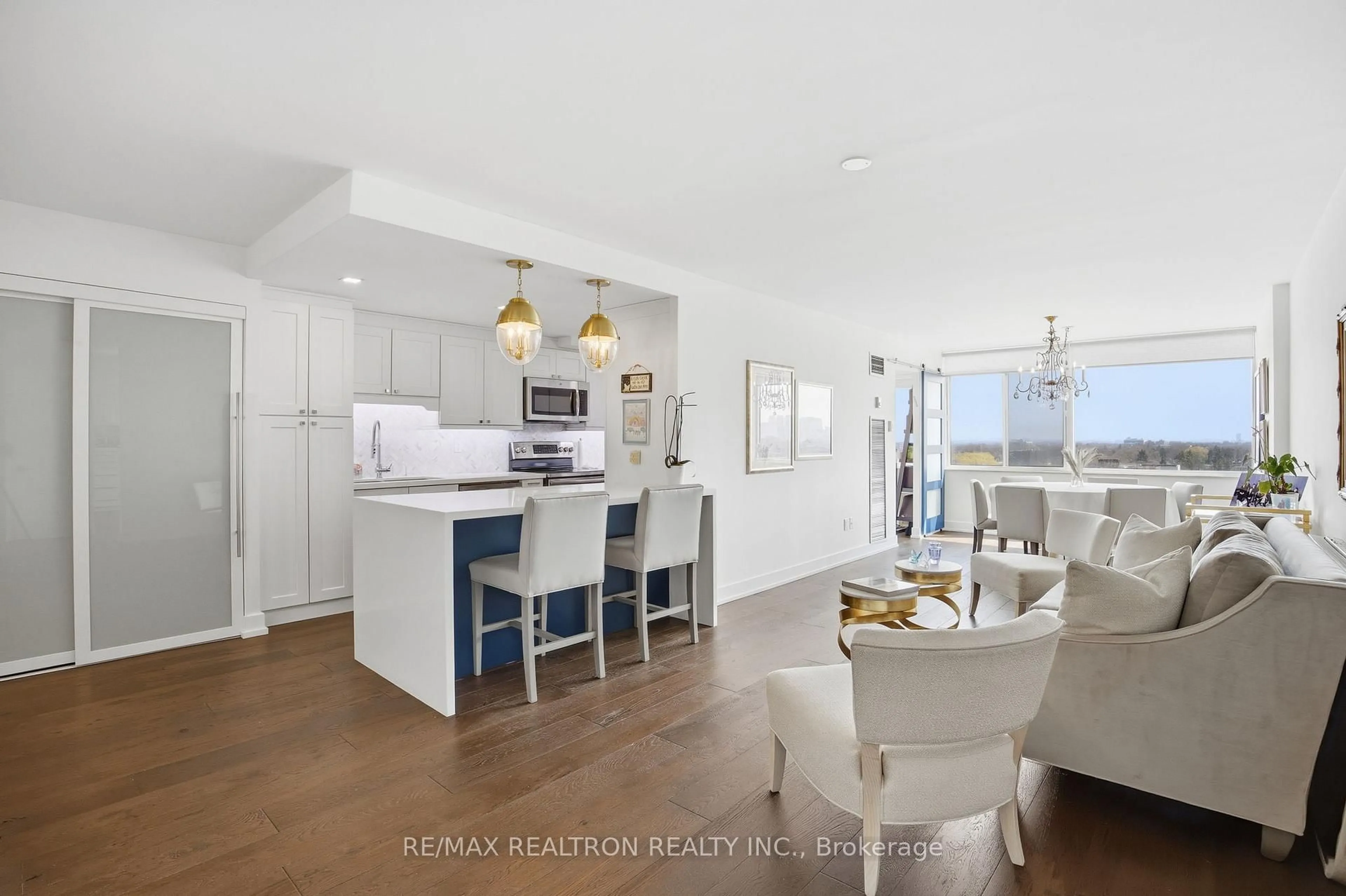 Open concept kitchen, unknown for 3000 Bathurst St #908, Toronto Ontario M6B 3B4