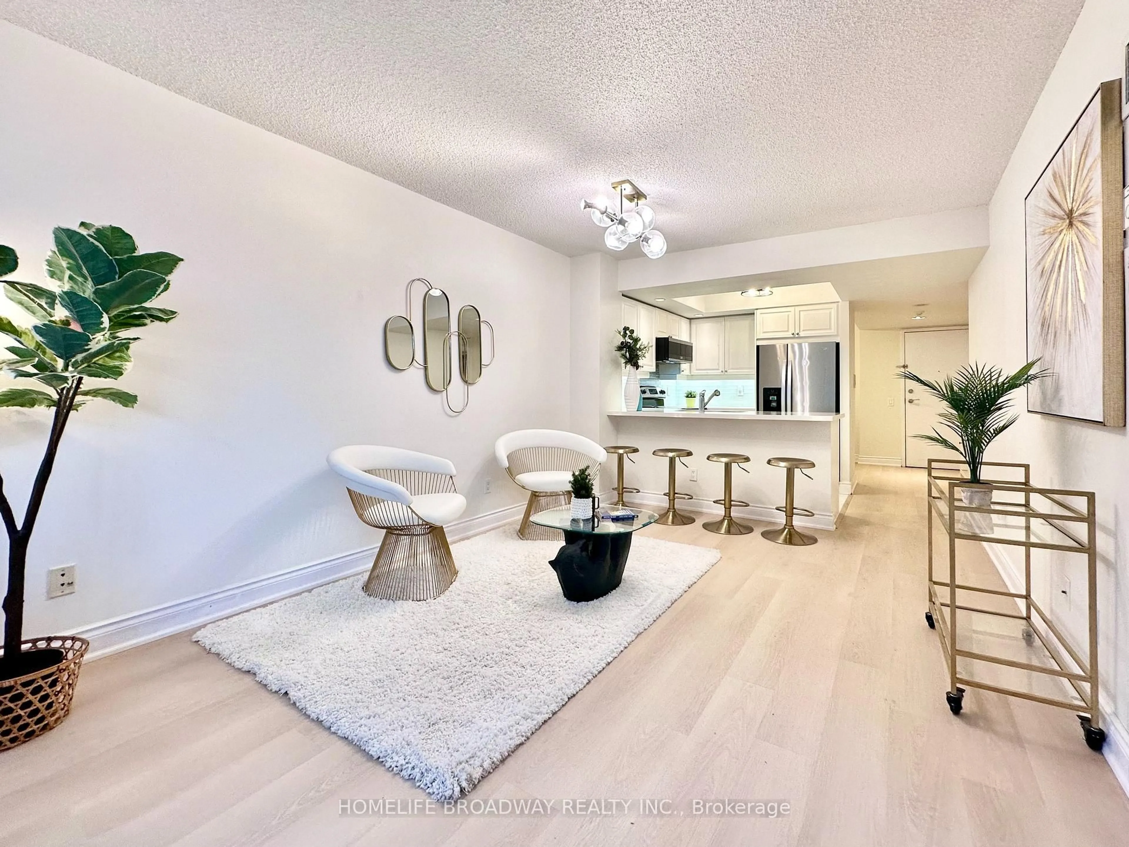 Living room with furniture, unknown for 15 Northtown Way #521, Toronto Ontario M2N 7A2