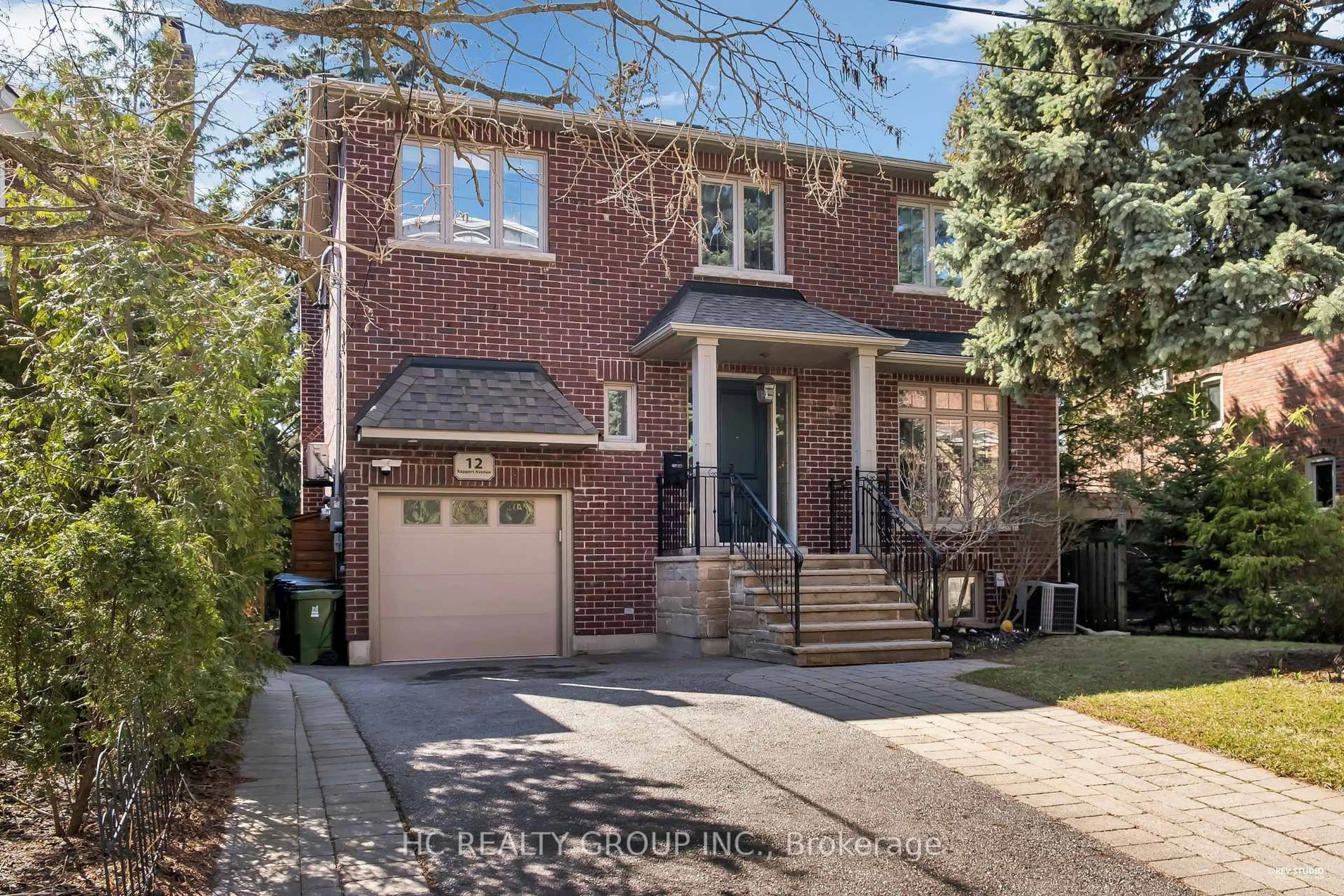 Home with brick exterior material, street for 12 Rappert Ave, Toronto Ontario M4P 2V2