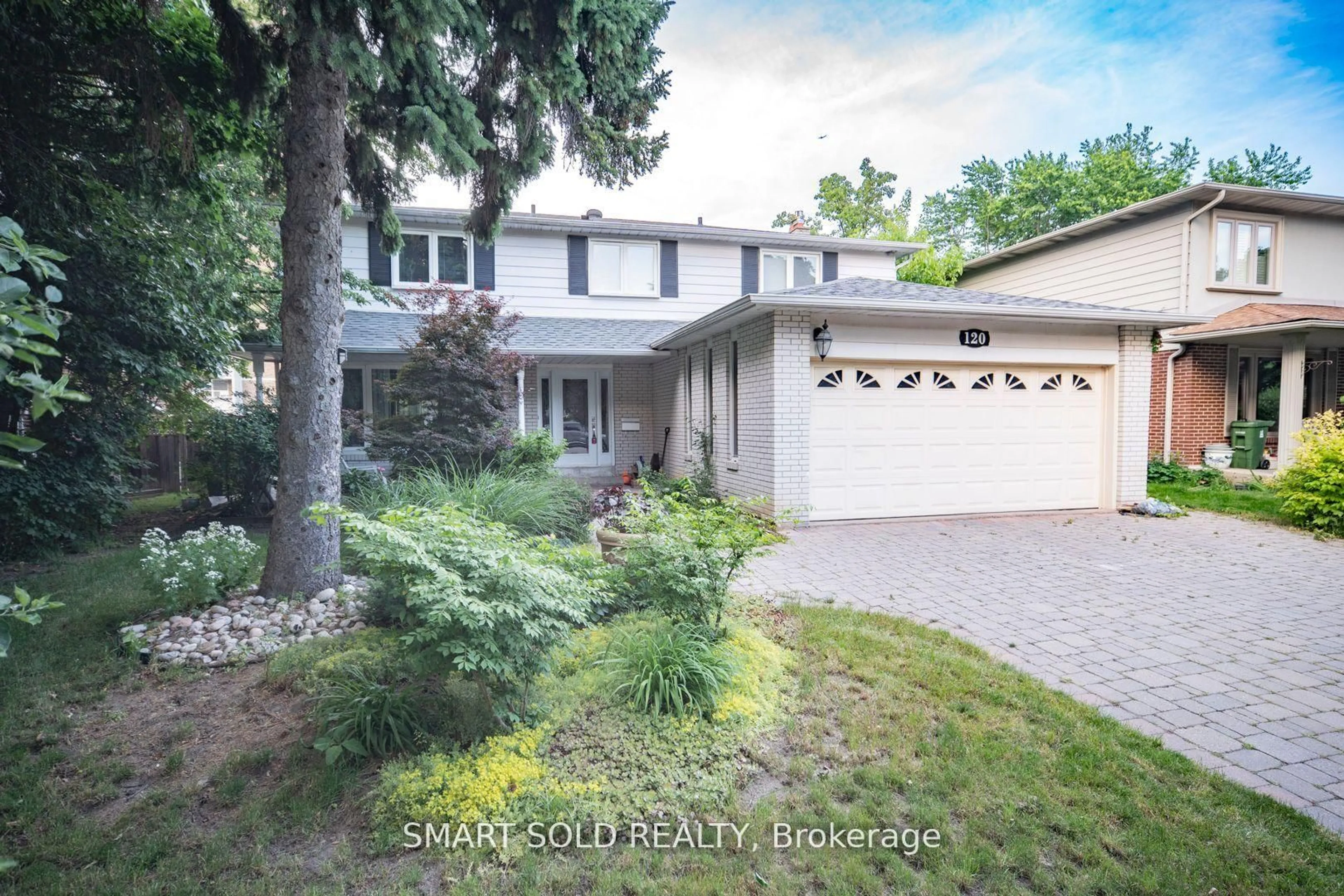 Home with brick exterior material, street for 120 Abbeywood Tr, Toronto Ontario M3B 3B5