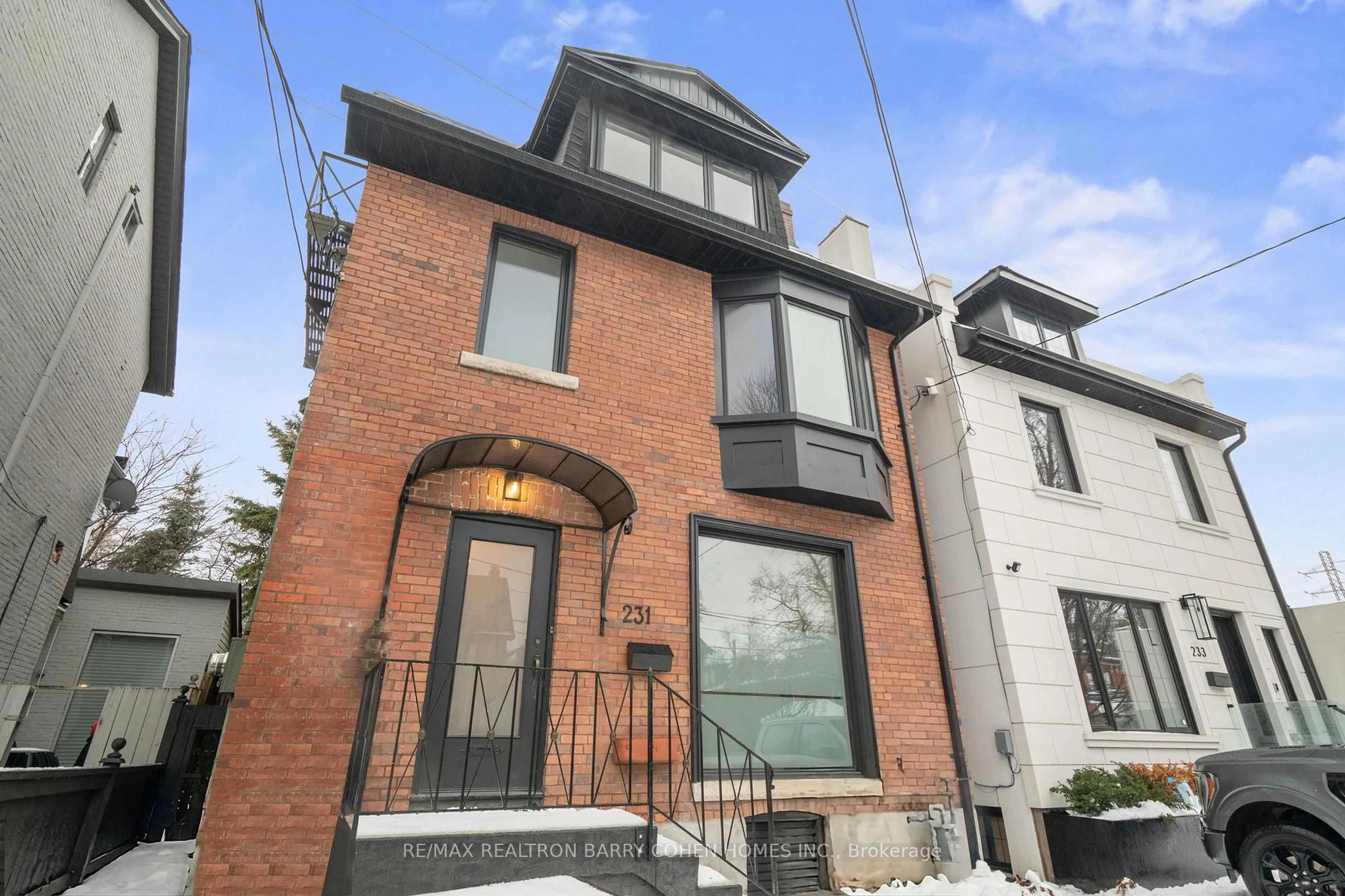 Home with brick exterior material, street for 231 Macpherson Ave, Toronto Ontario M4V 1A1