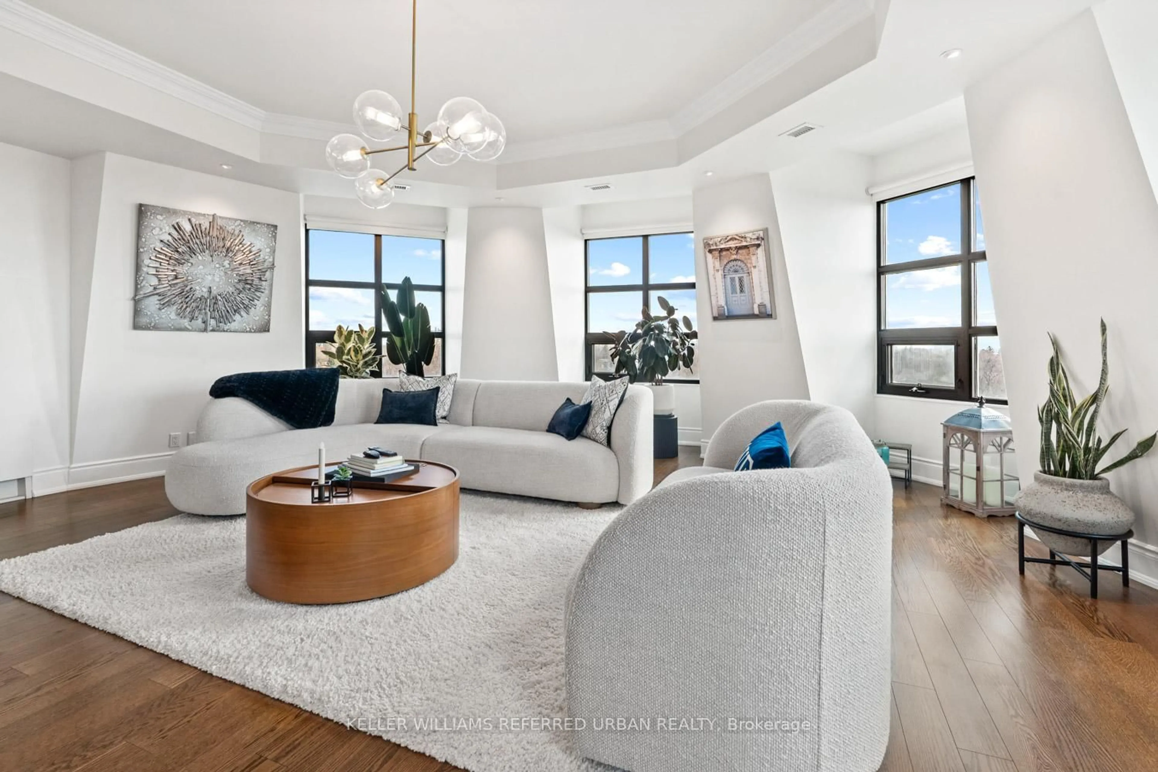 Living room with furniture, unknown for 650 Mount Pleasant Rd #708, Toronto Ontario M4S 2N5