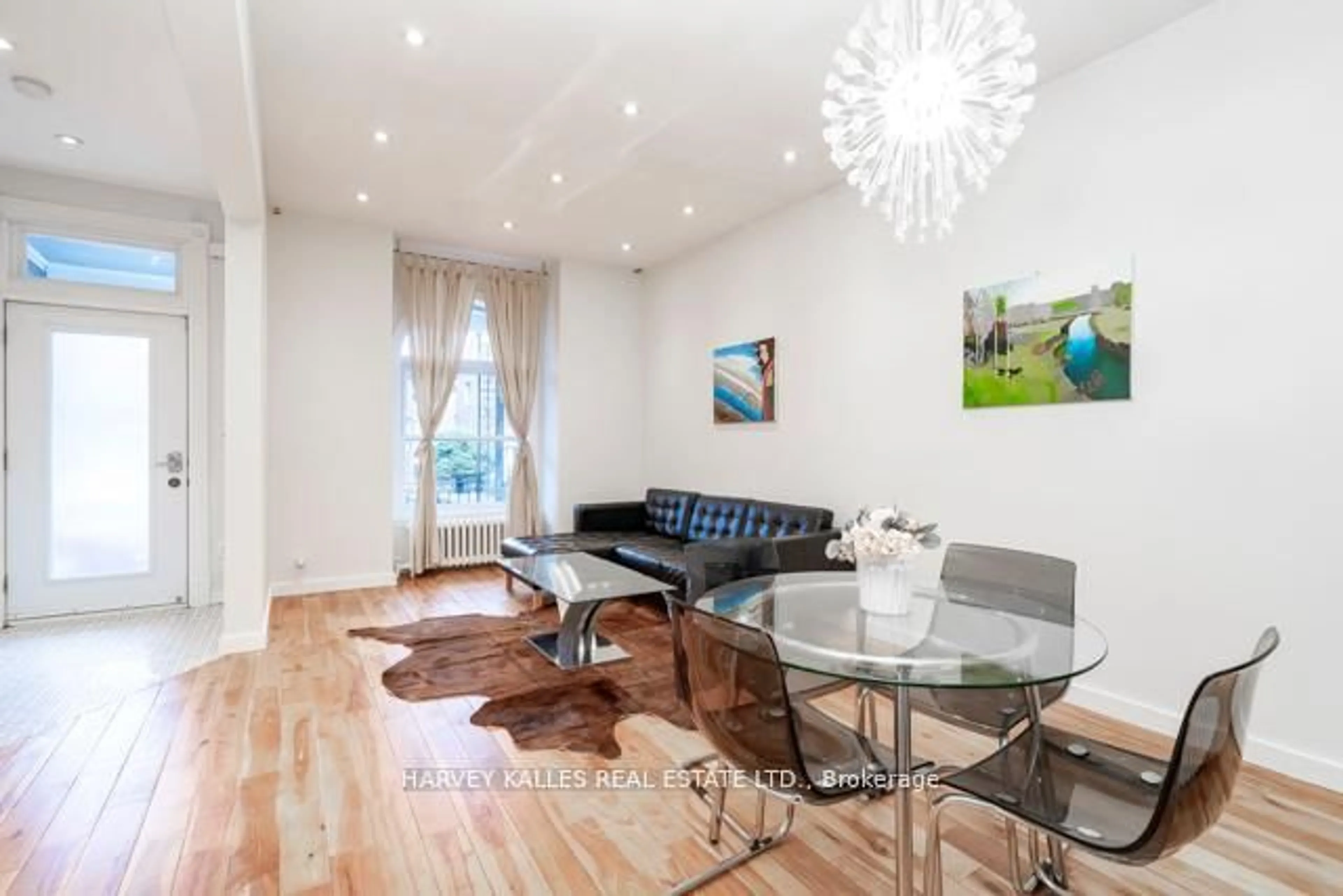 Dining room, wood/laminate floor for 178 Manning Ave, Toronto Ontario M6J 2K5